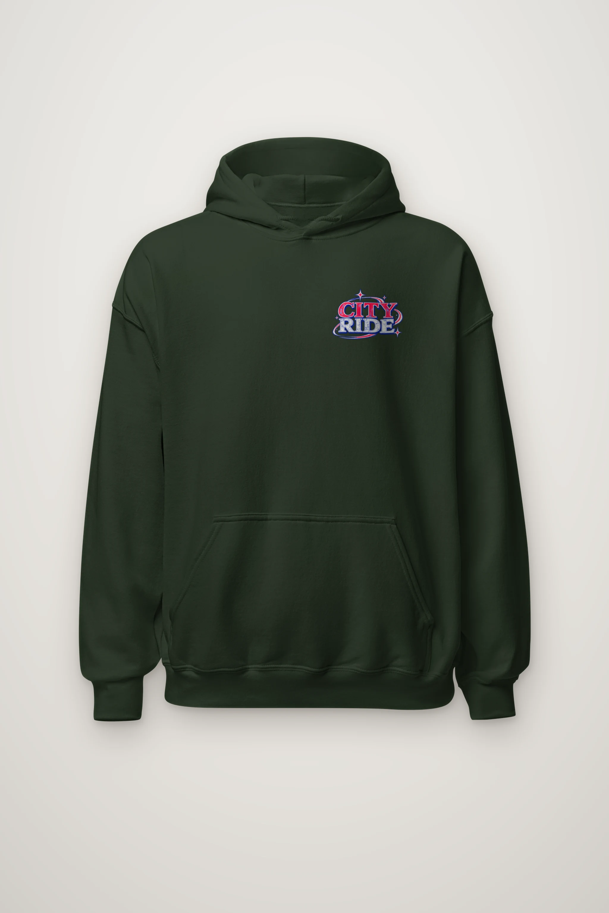"City Ride" Heavy Blend Unisex Pullover Hoodie