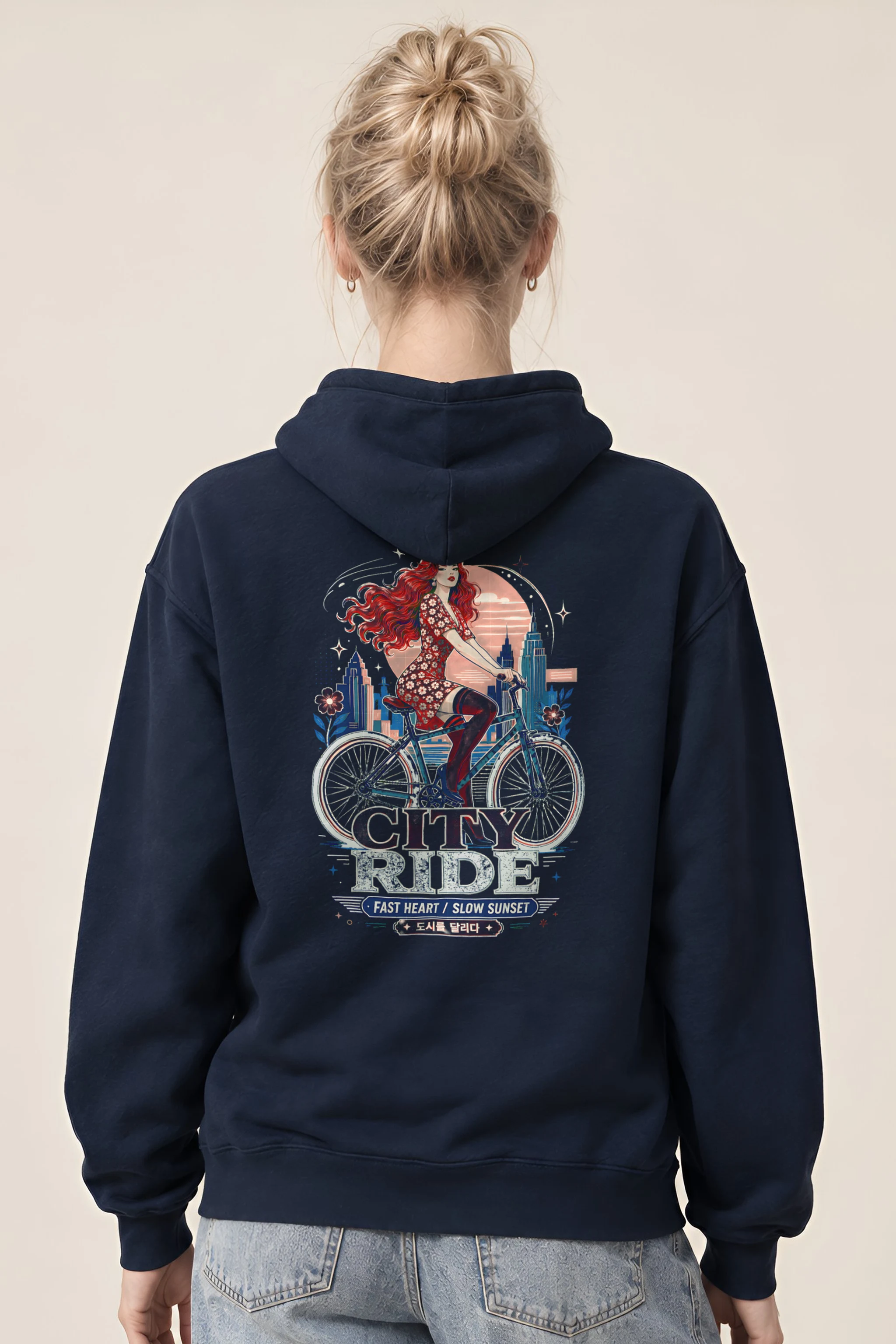 "City Ride" Unisex Pullover Hoodie
