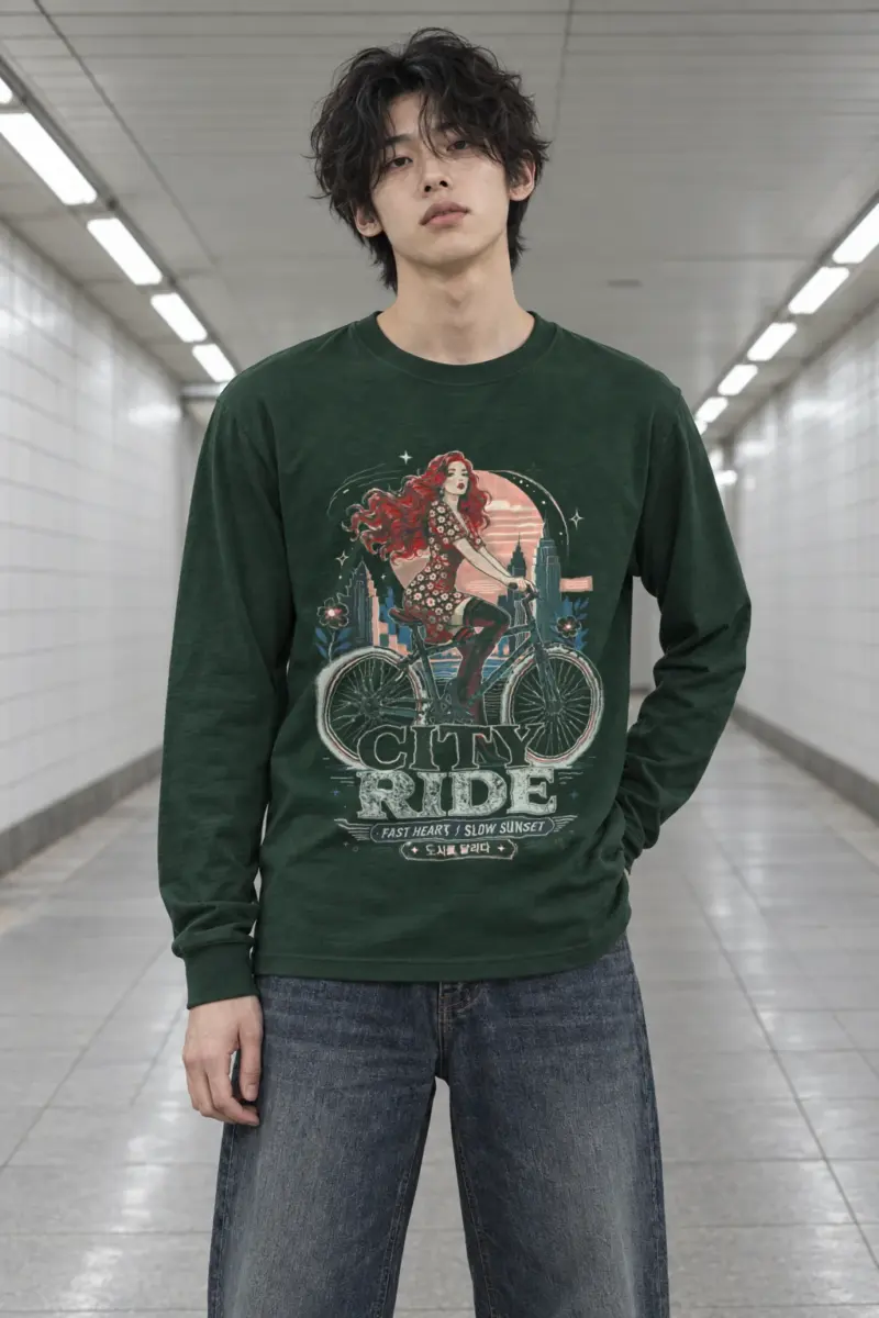 "City Ride" Unisex Longsleeve T-shirt