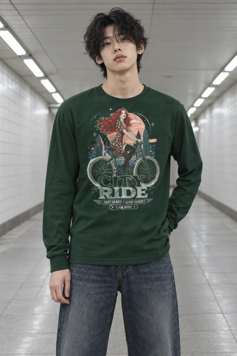 "City Ride" Unisex Longsleeve T-shirt