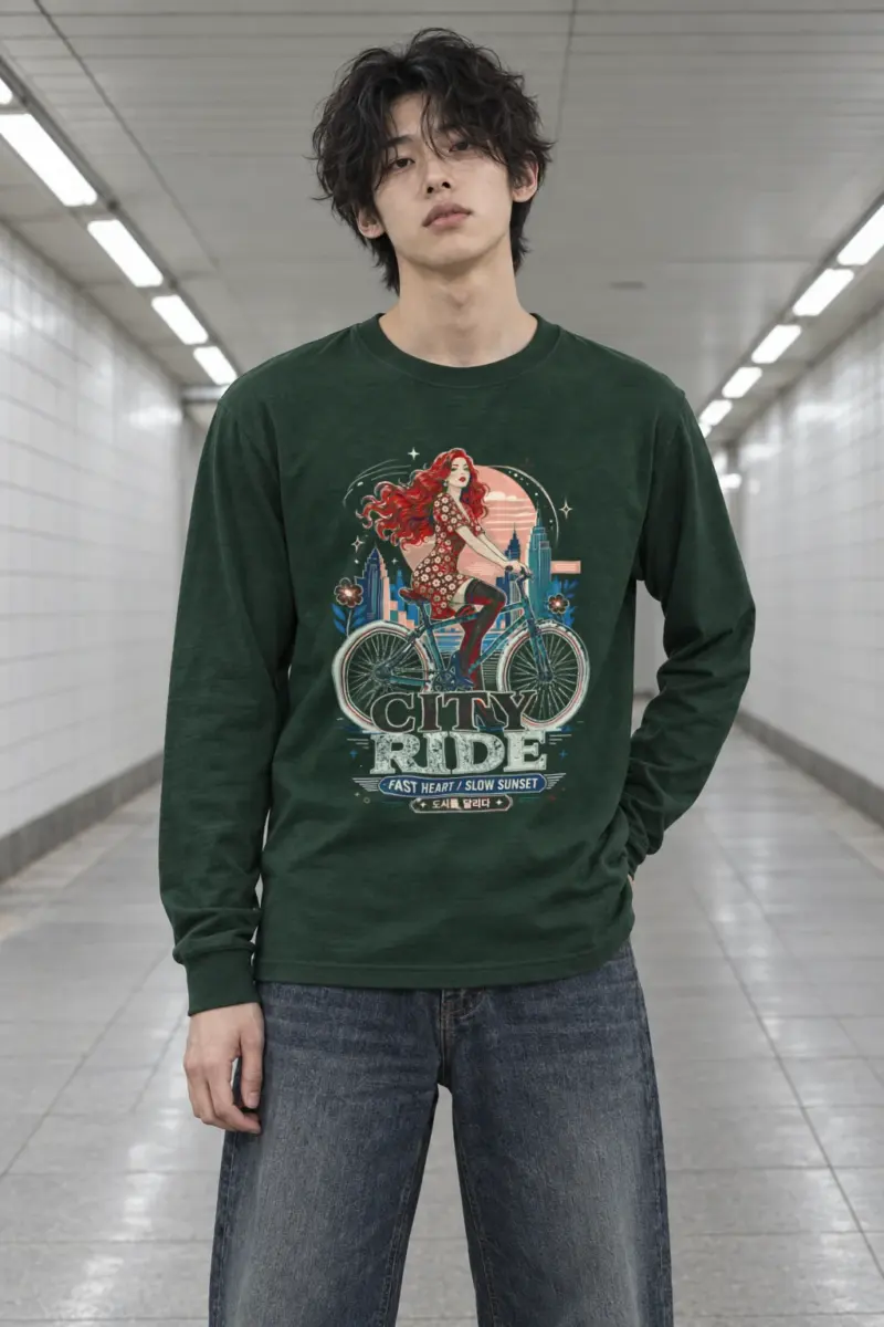 "City Ride" Unisex Longsleeve T-shirt