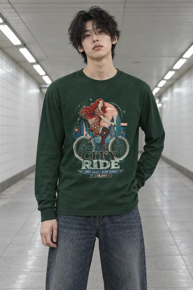 "City Ride" Unisex Longsleeve T-shirt