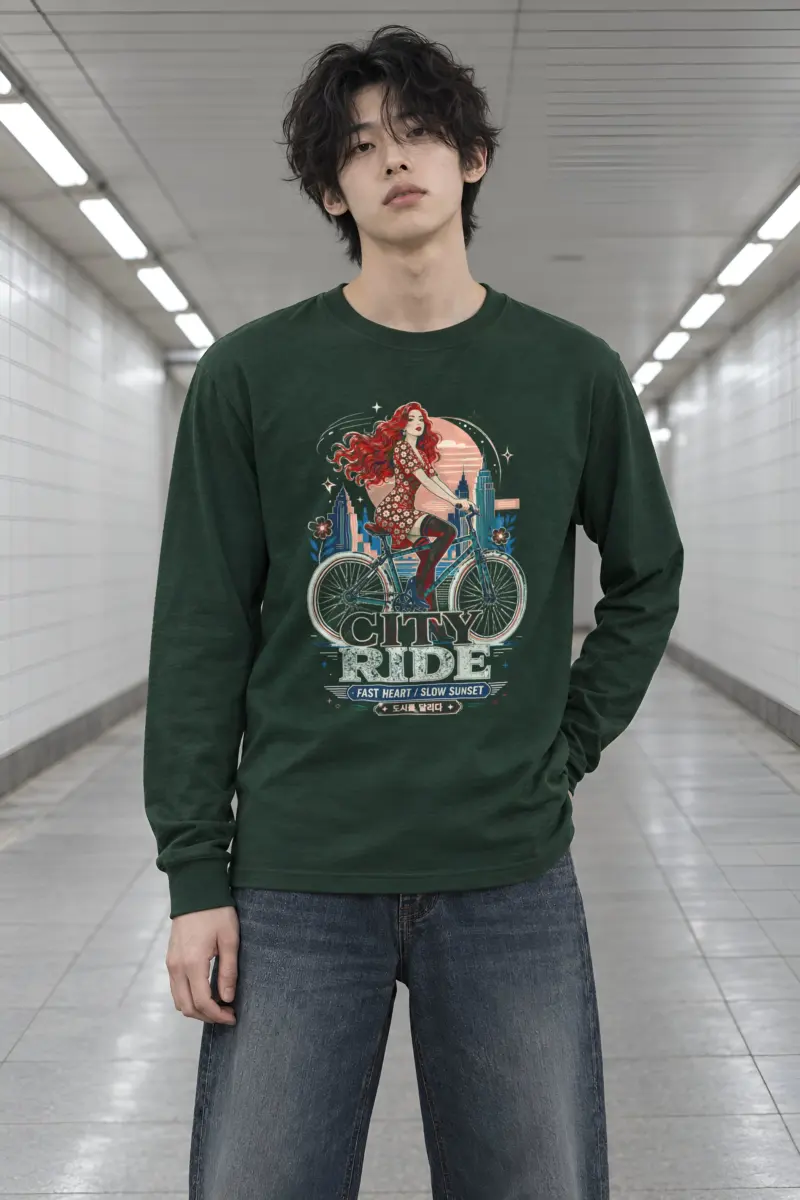 "City Ride" Unisex Longsleeve T-shirt