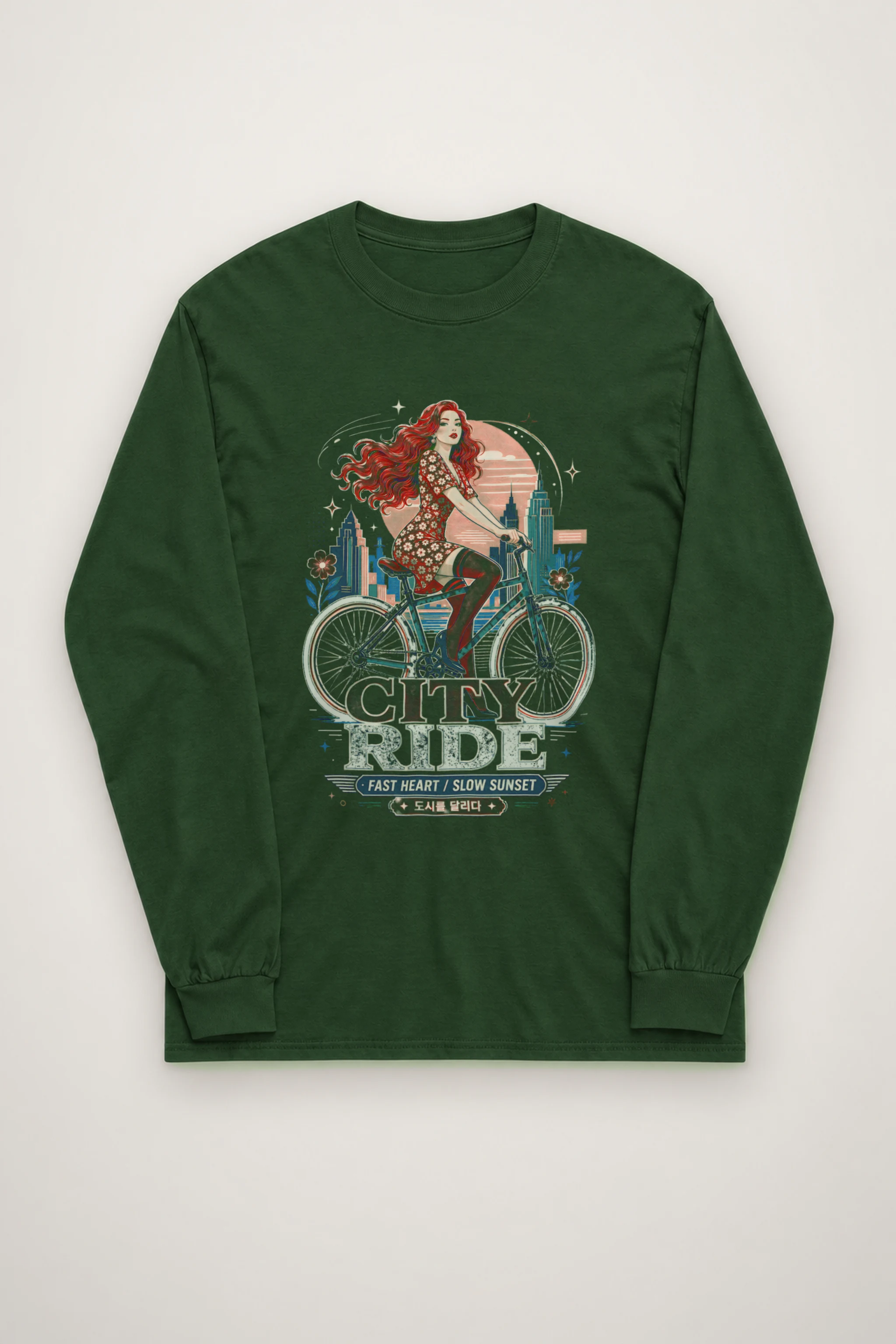 "City Ride" Unisex Longsleeve T-shirt