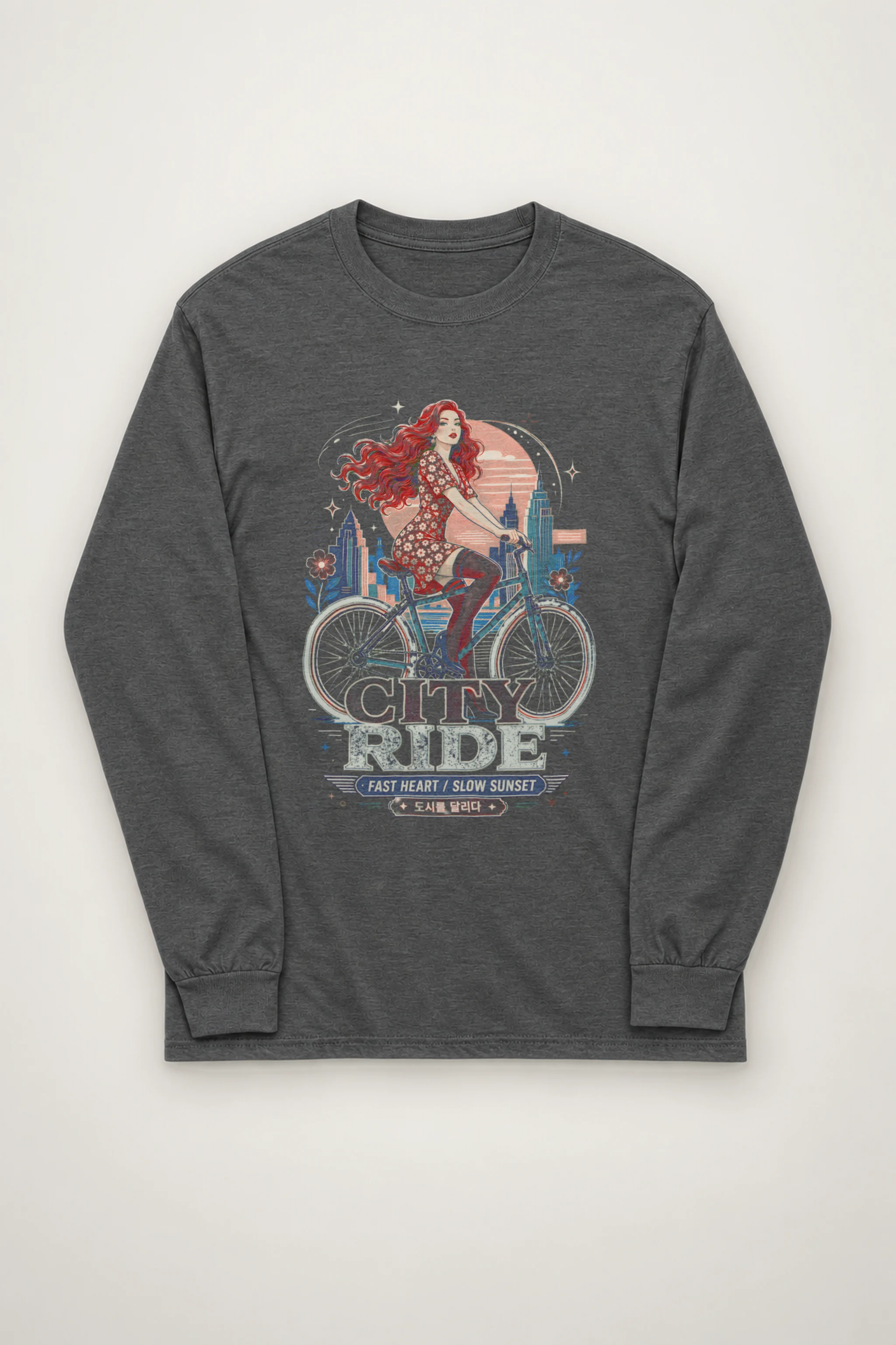 "City Ride" Unisex Longsleeve T-shirt