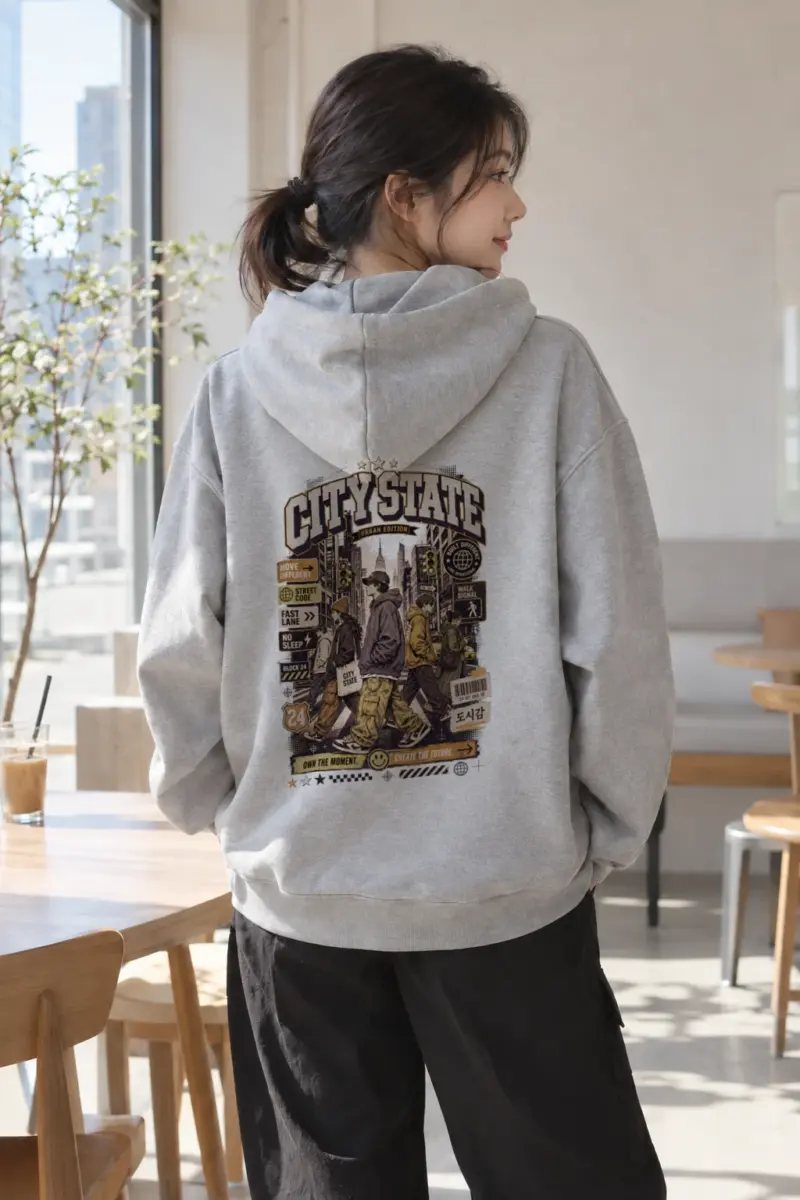 "City State" Heavy Blend Unisex Pullover Hoodie | Gildan 18500