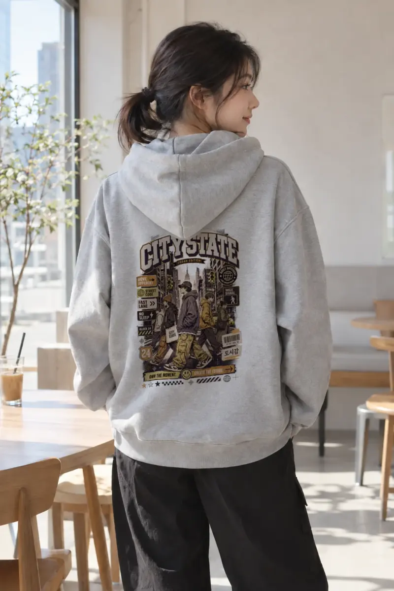 "City State" Heavy Blend Unisex Pullover Hoodie | Gildan 18500