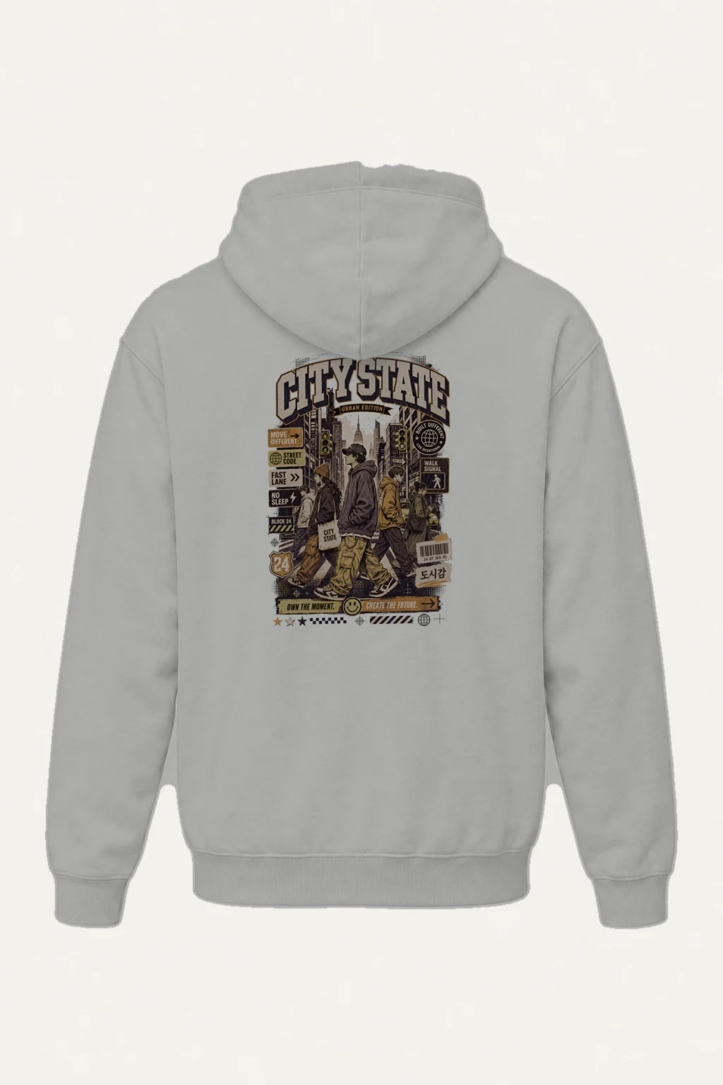 "City State" Heavy Blend Unisex Pullover Hoodie | Gildan 18500