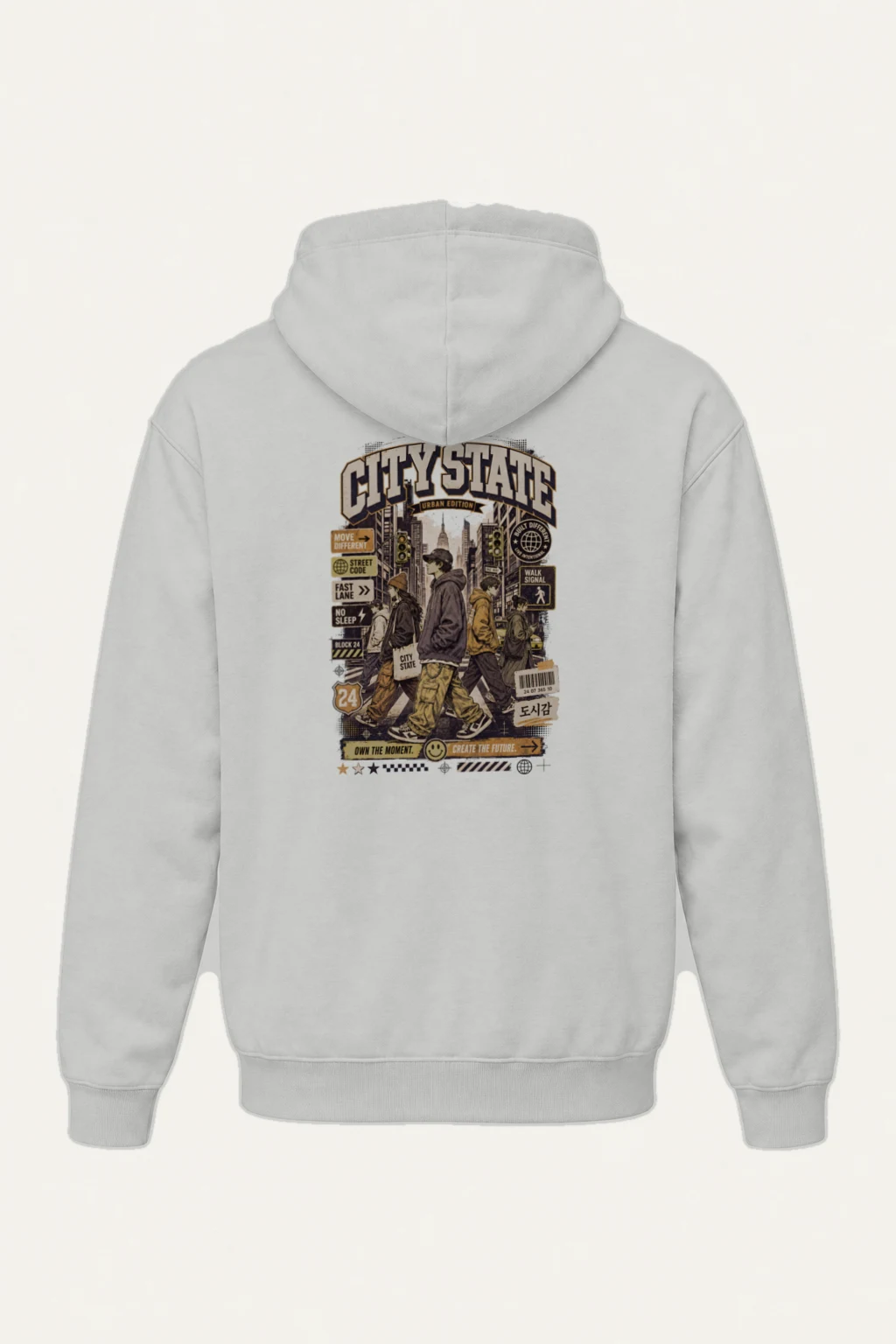 "City State" Heavy Blend Unisex Pullover Hoodie | Gildan 18500