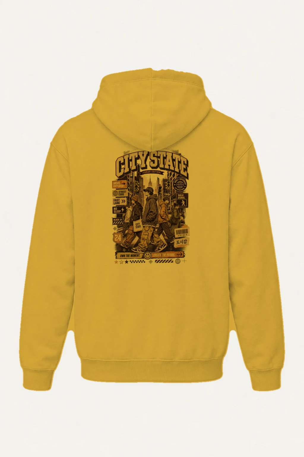 "City State" Heavy Blend Unisex Pullover Hoodie | Gildan 18500