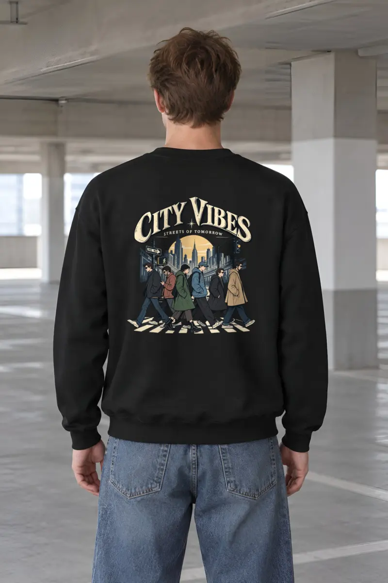 "City Vibes" Heavy Blend Unisex Crewneck Sweatshirt
