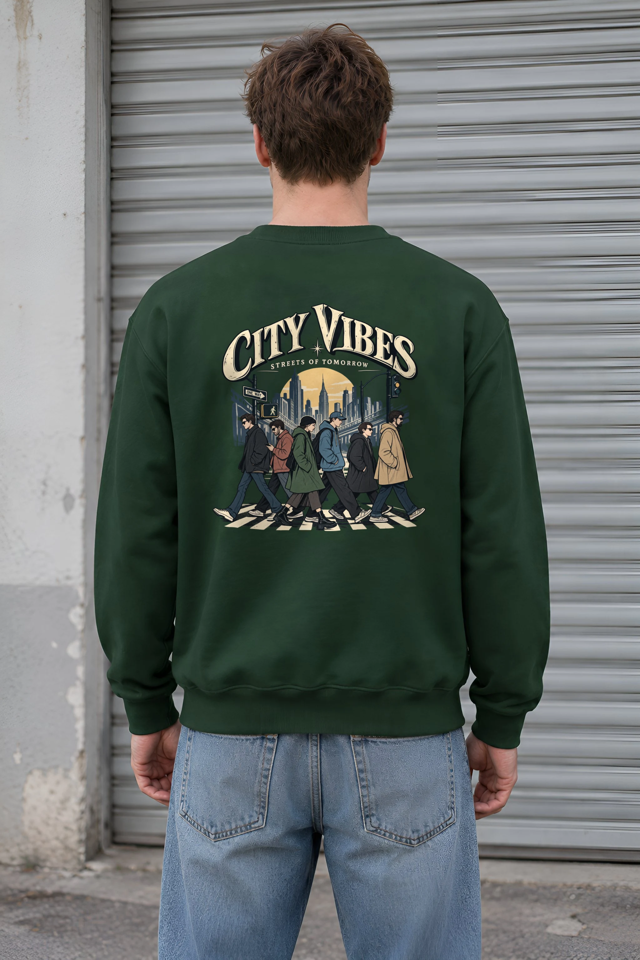 "City Vibes" 1 Crewneck Sweatshirt