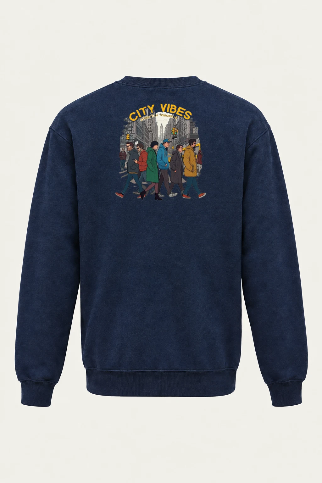 "City Vibes" Heavy Blend Unisex Crewneck Sweatshirt | Gildan 18000