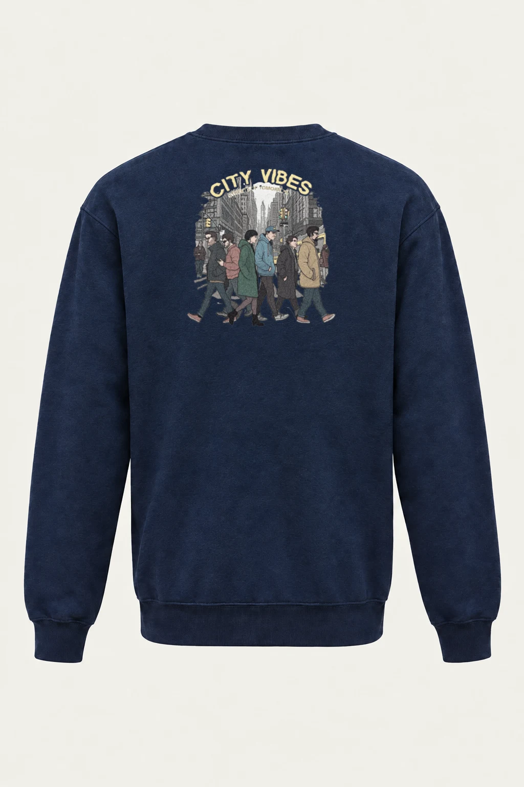 "City Vibes" Heavy Blend Unisex Crewneck Sweatshirt | Gildan 18000