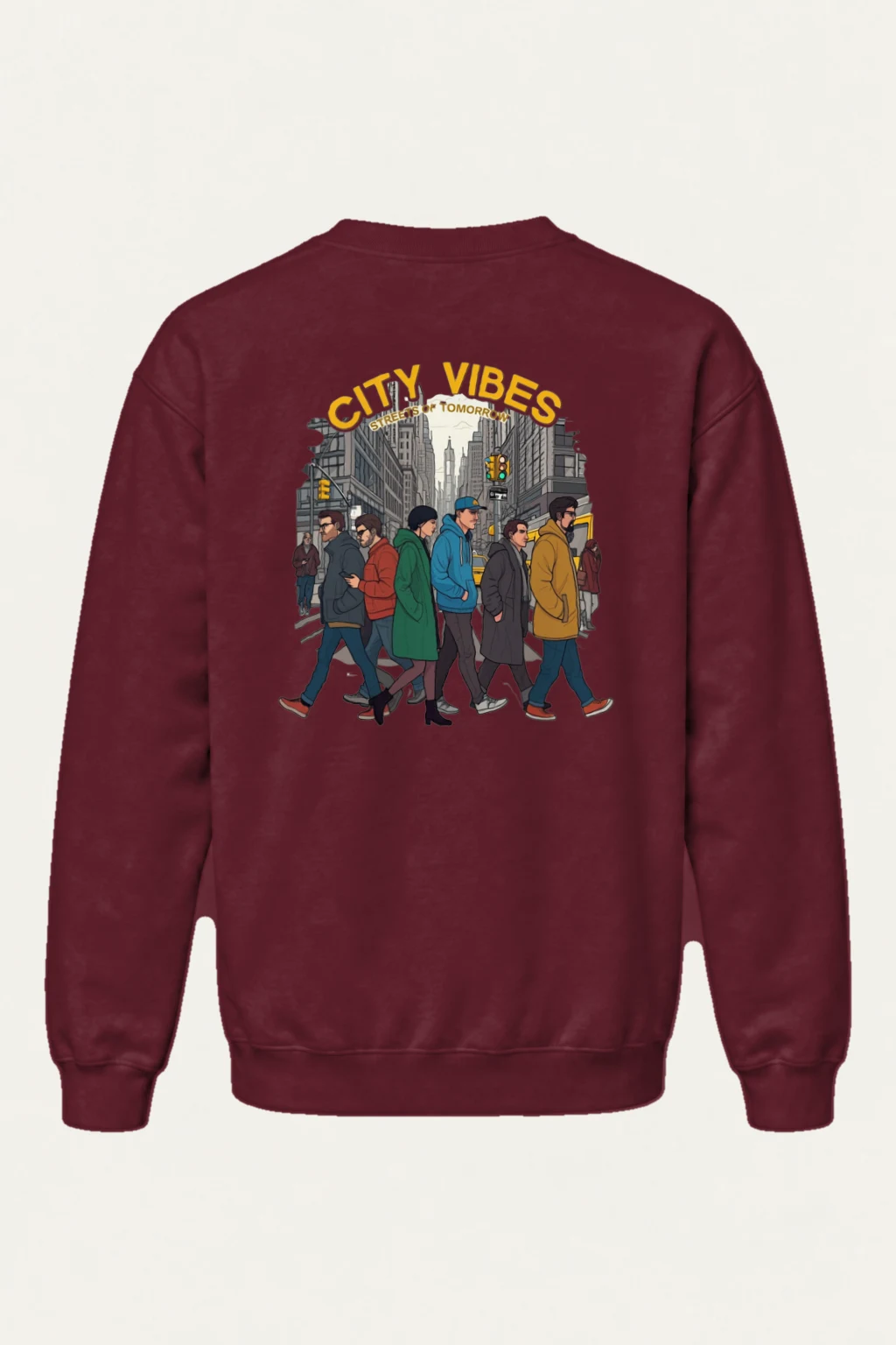 "City Vibes" Heavy Blend Unisex Crewneck Sweatshirt | Gildan 18000