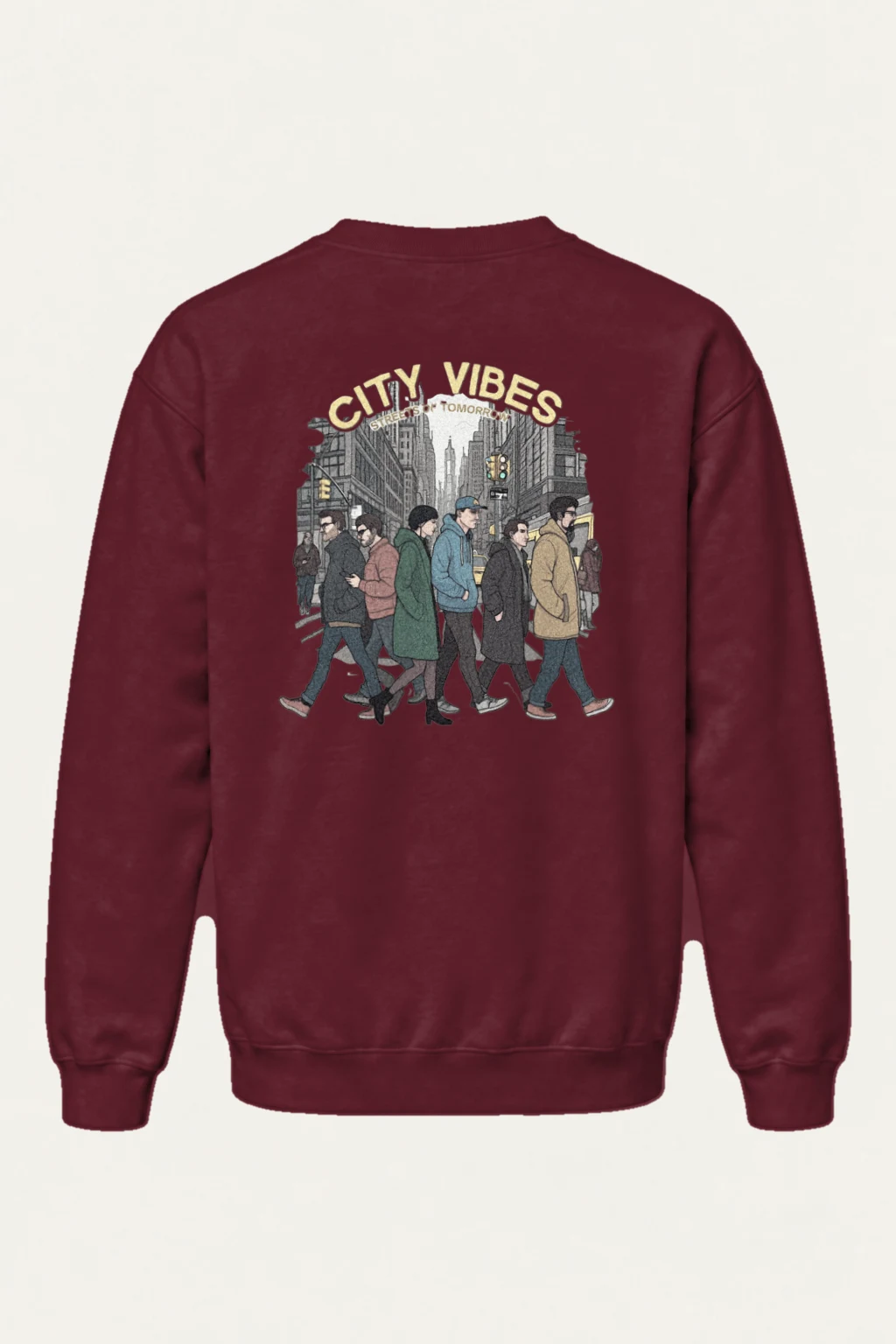 "City Vibes" Heavy Blend Unisex Crewneck Sweatshirt | Gildan 18000