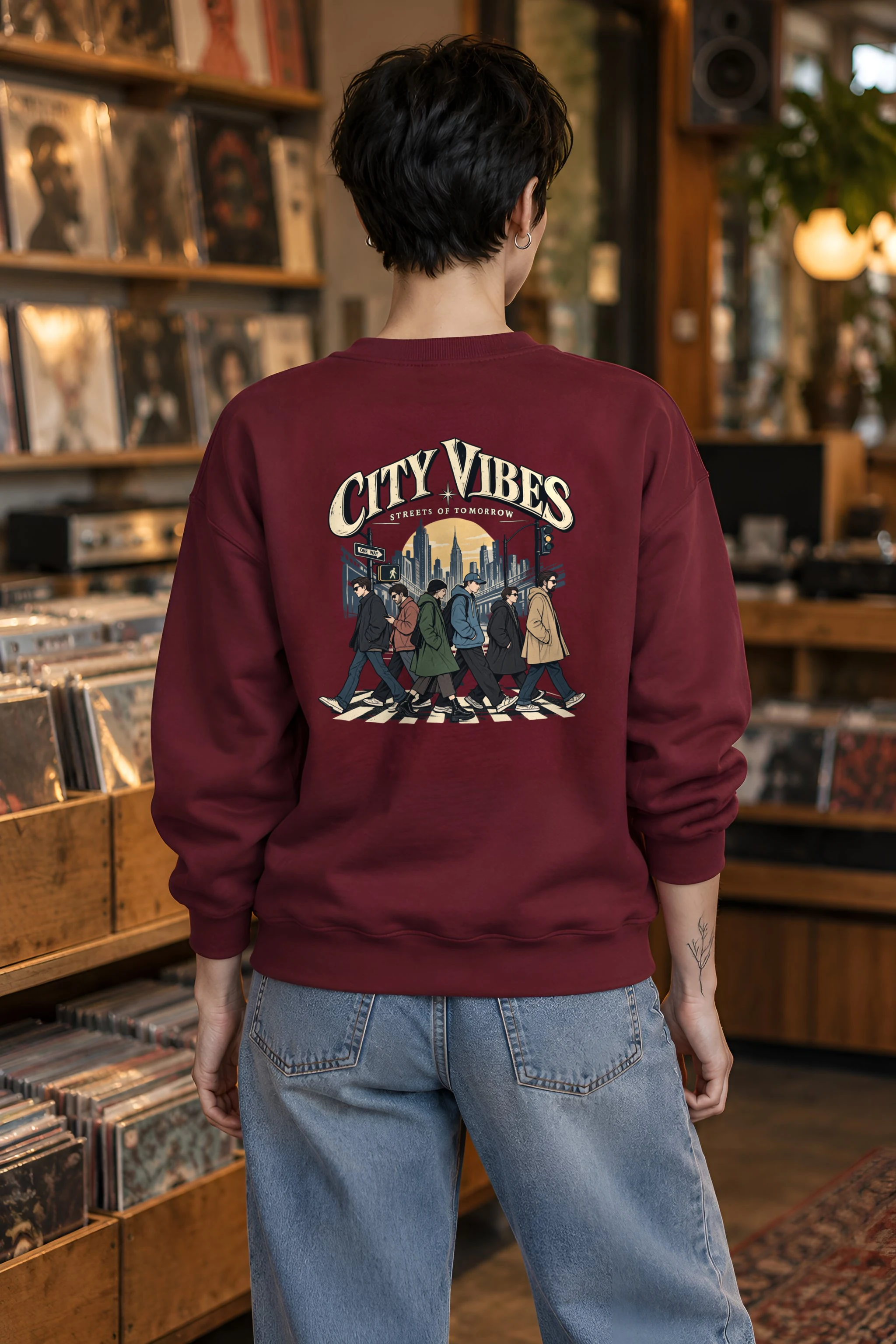 "City Vibes" 1 Crewneck Sweatshirt