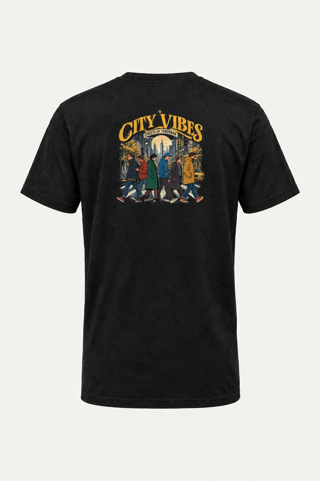"City Vibes" Heavyweight Unisex Crewneck T-shirt | Gildan 5000