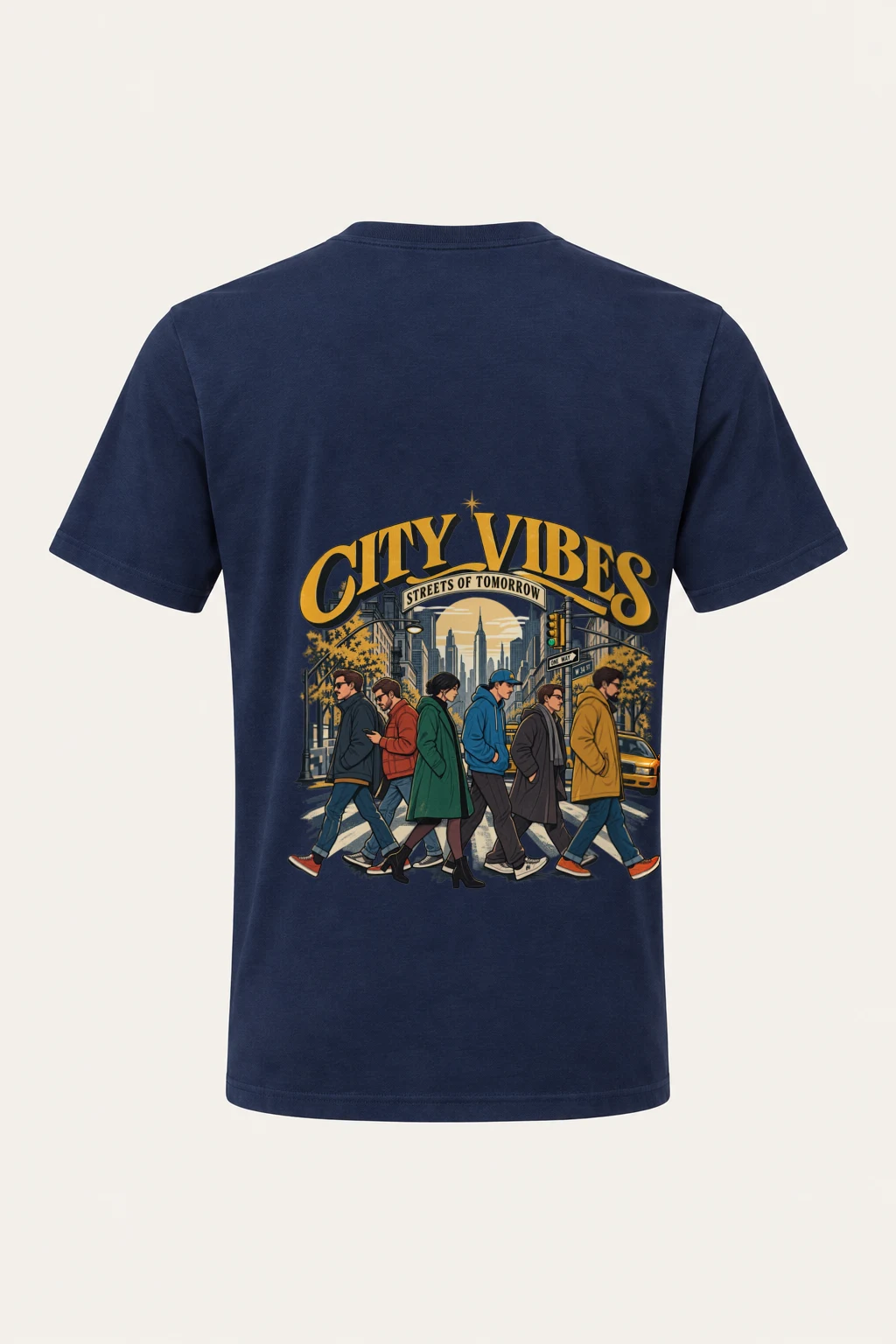 "City Vibes" Heavyweight Unisex Crewneck T-shirt | Gildan 5000