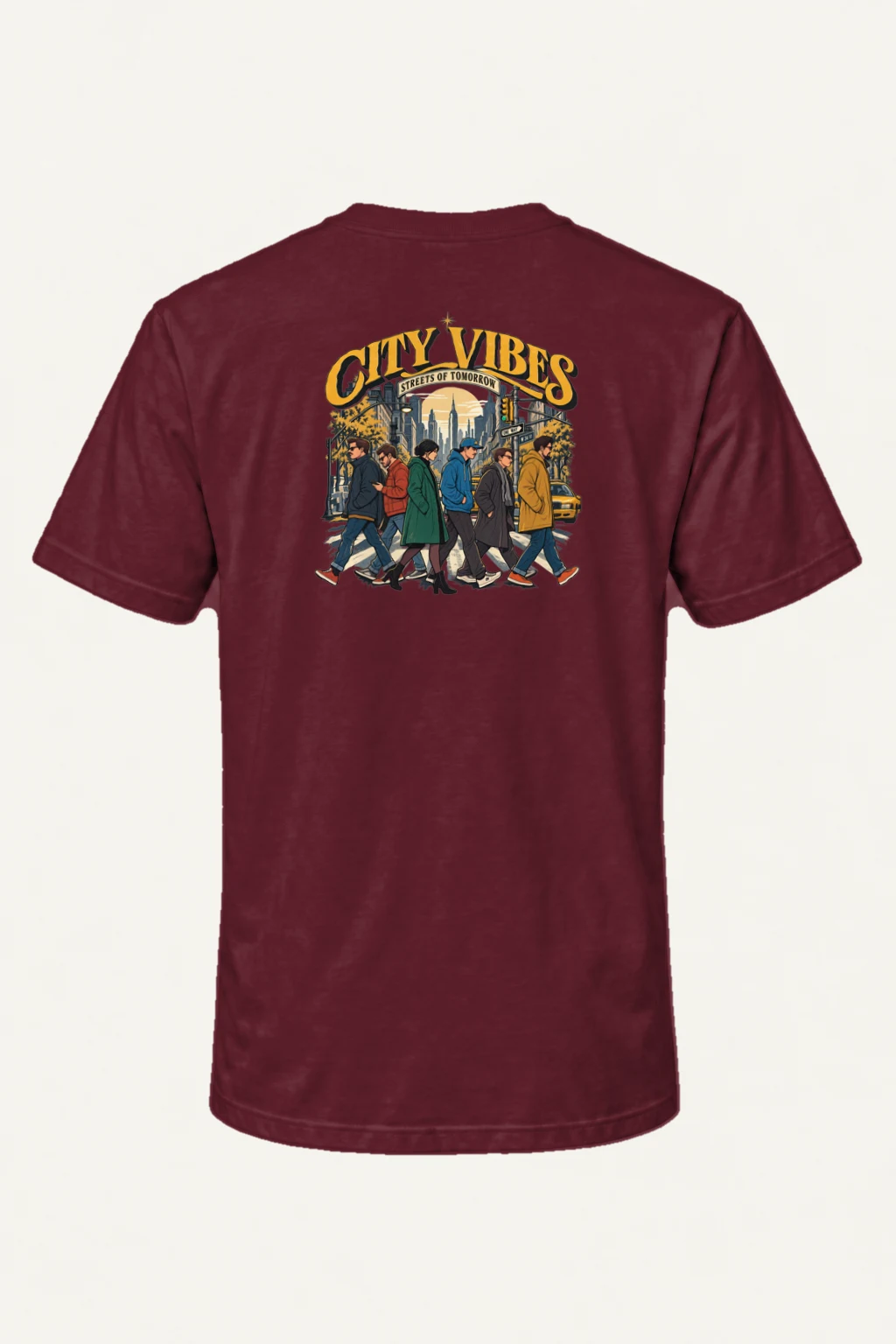 "City Vibes" Heavyweight Unisex Crewneck T-shirt | Gildan 5000
