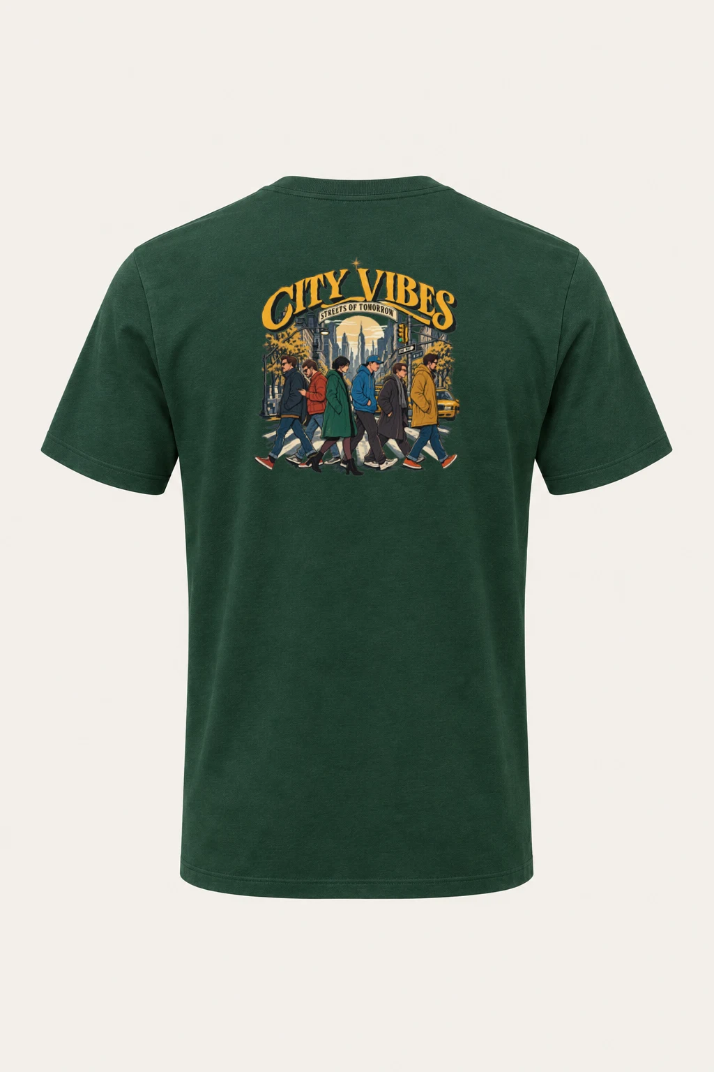 "City Vibes" Heavyweight Unisex Crewneck T-shirt | Gildan 5000