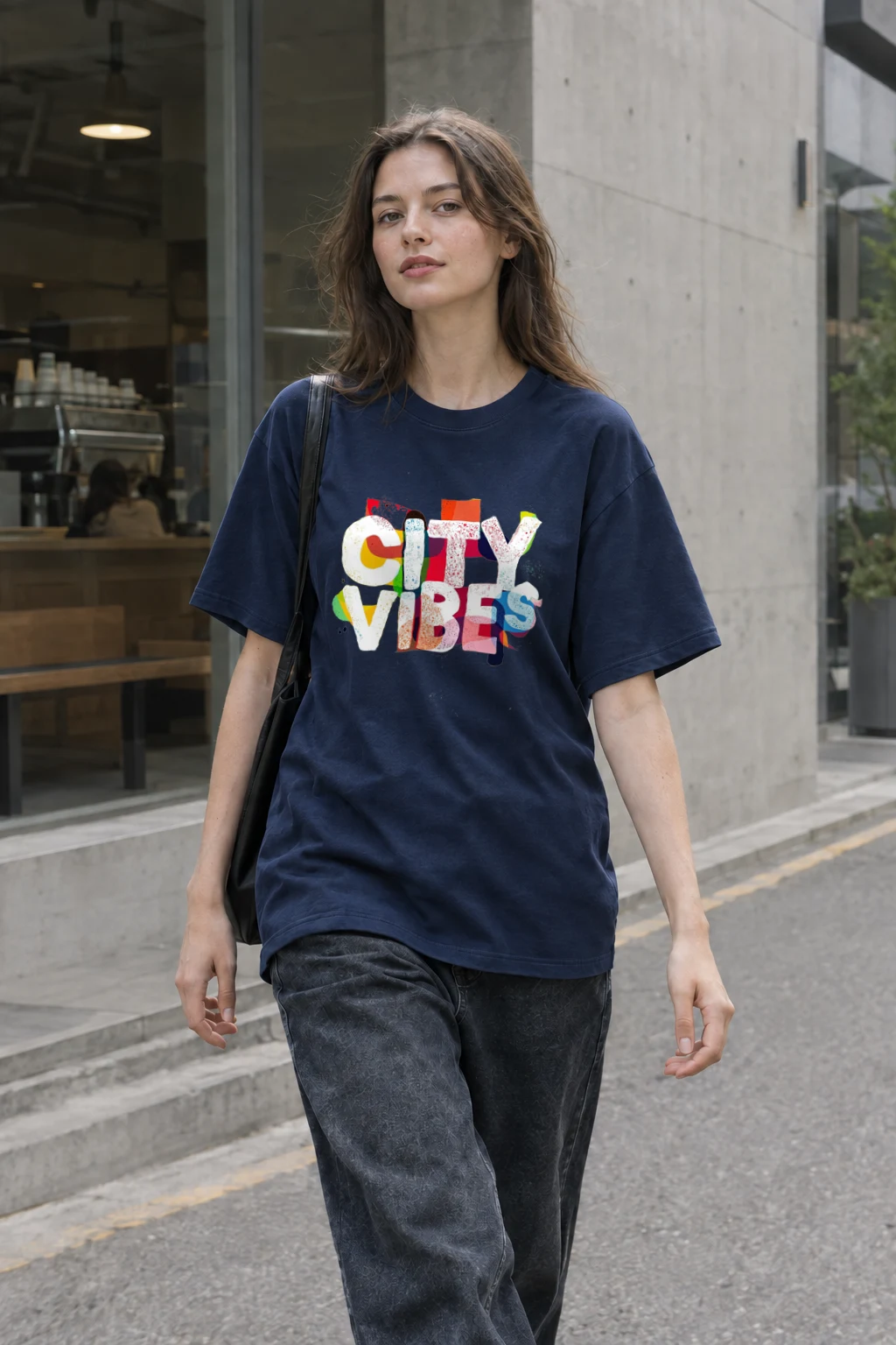 "City Vibes" Heavyweight Unisex Crewneck T-shirt | Gildan 5000