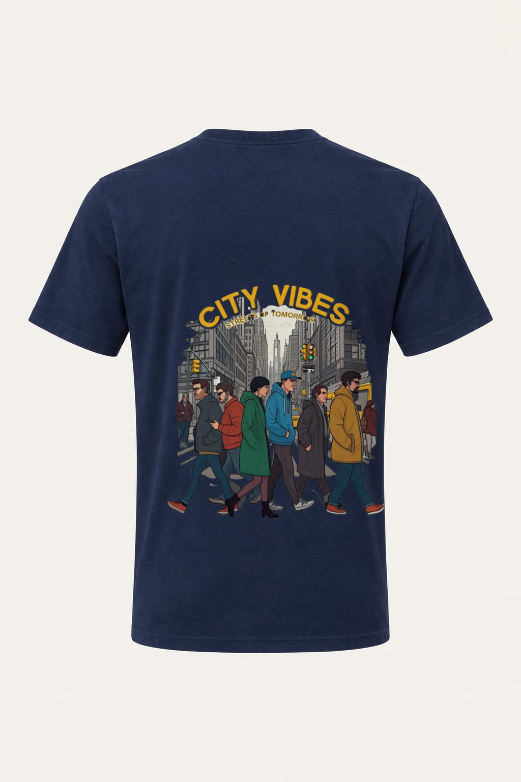 "City Vibes" Heavyweight Unisex Crewneck T-shirt | Gildan 5000