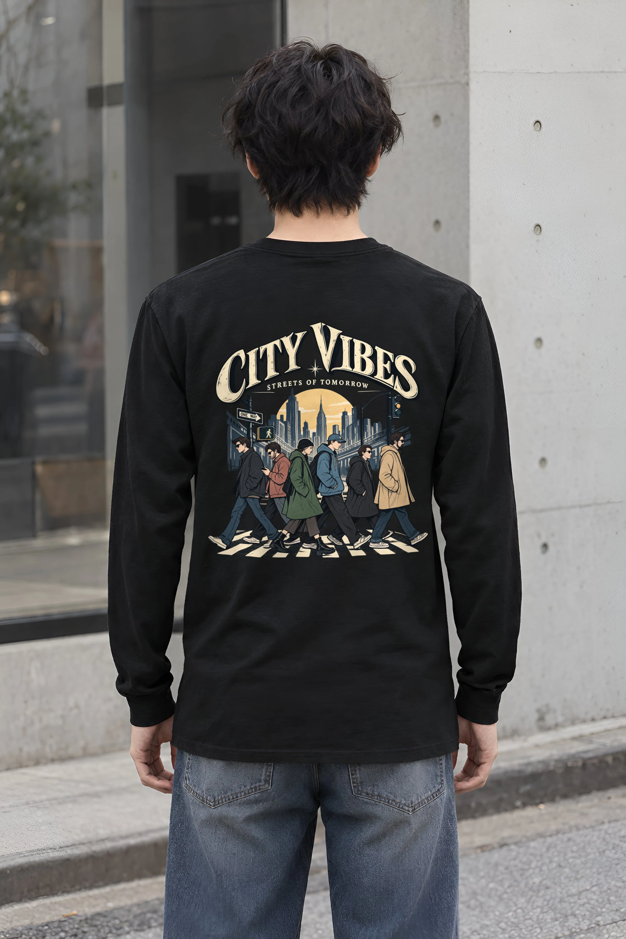 "City Vibes" Unisex Longsleeve T-shirt