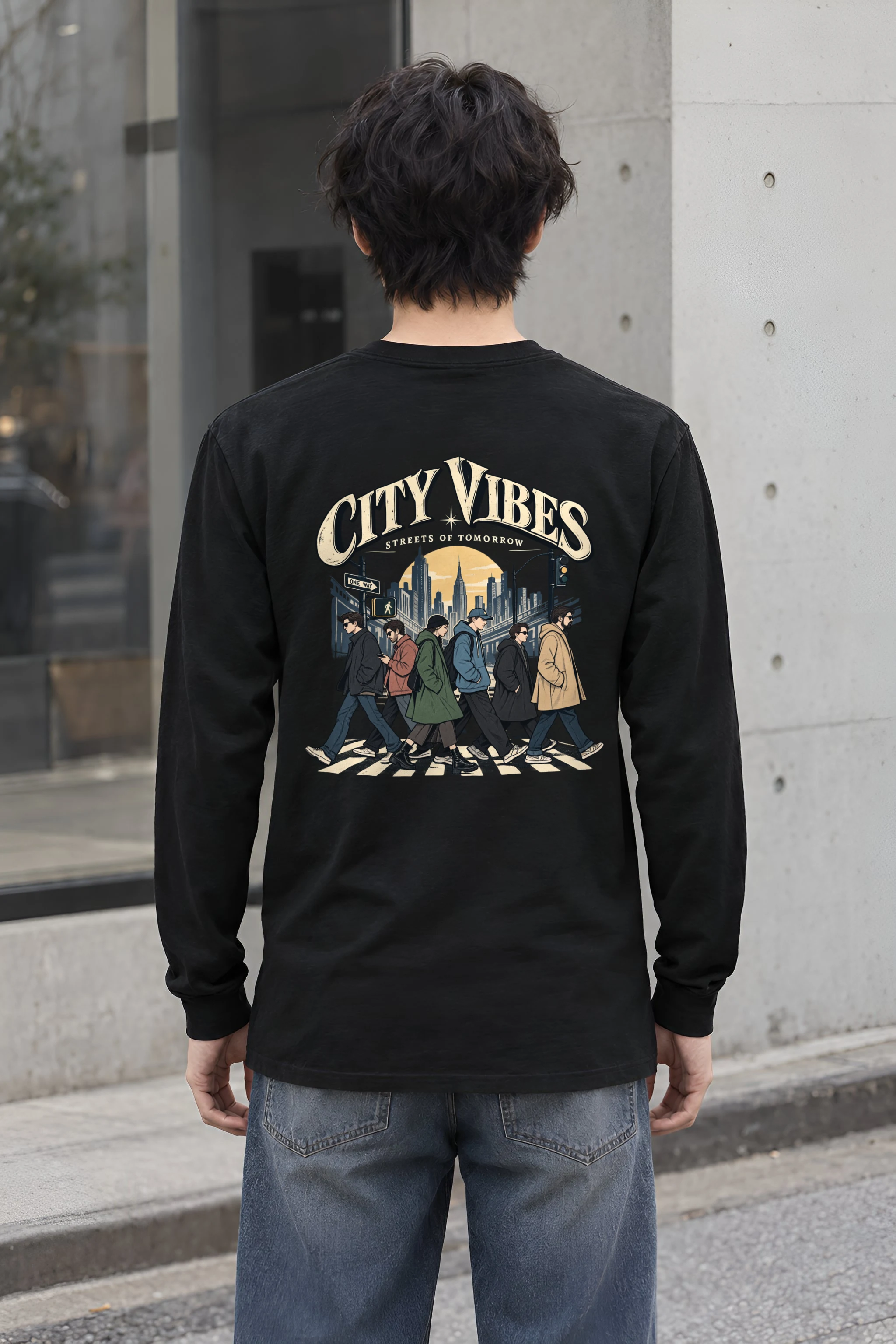 "City Vibes" Unisex Longsleeve T-shirt