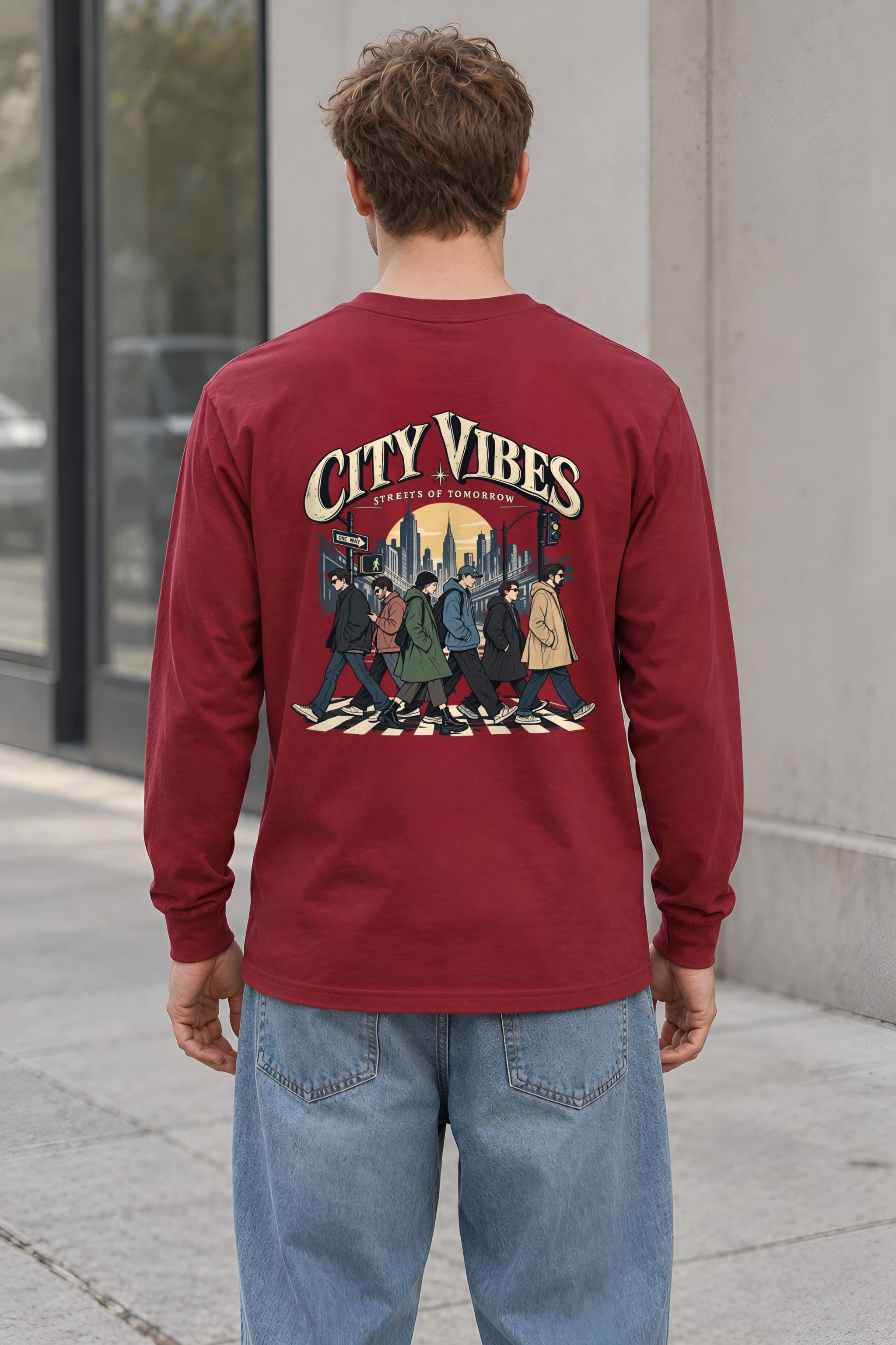 "City Vibes" Unisex Longsleeve T-shirt