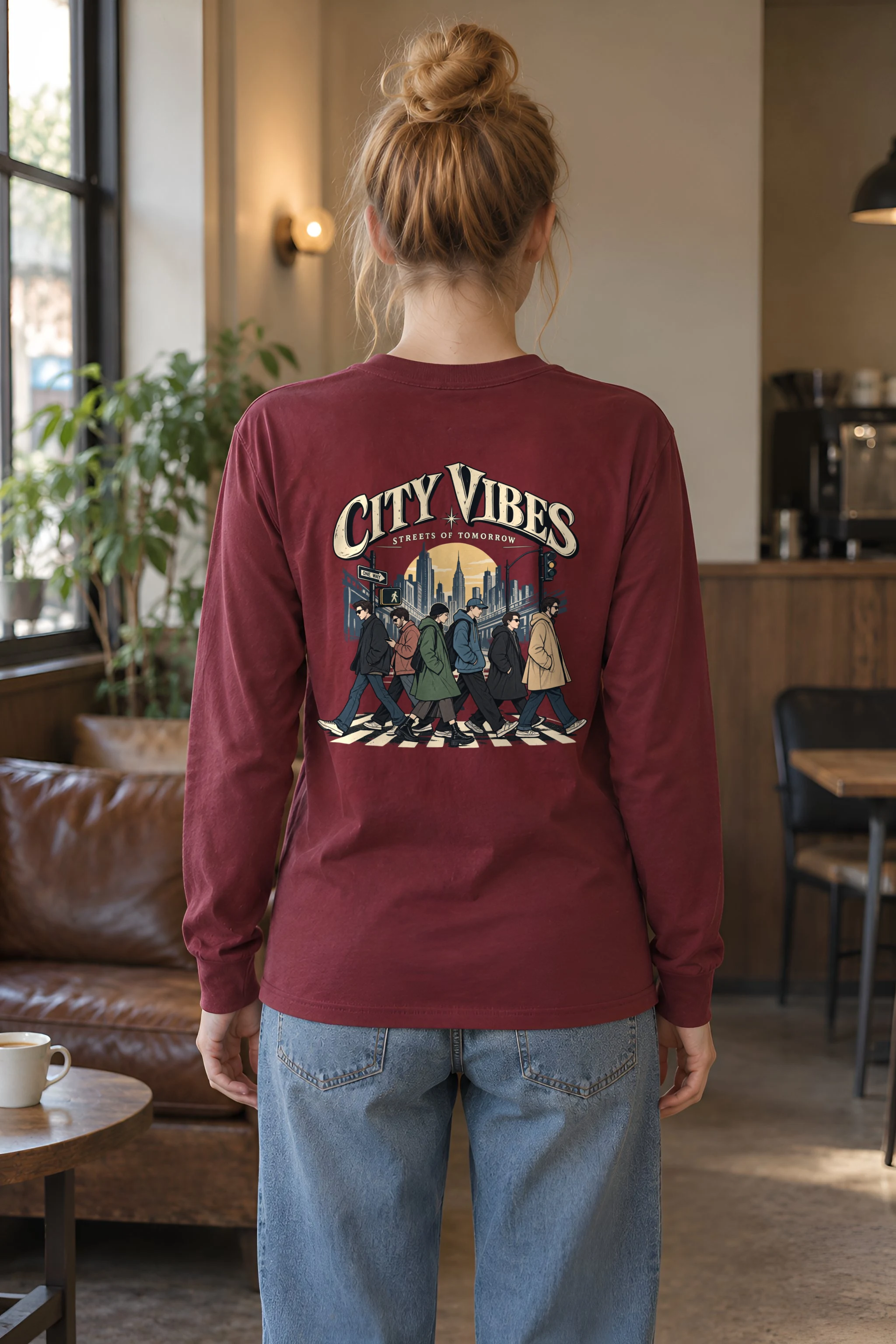 "City Vibes" Unisex Longsleeve T-shirt