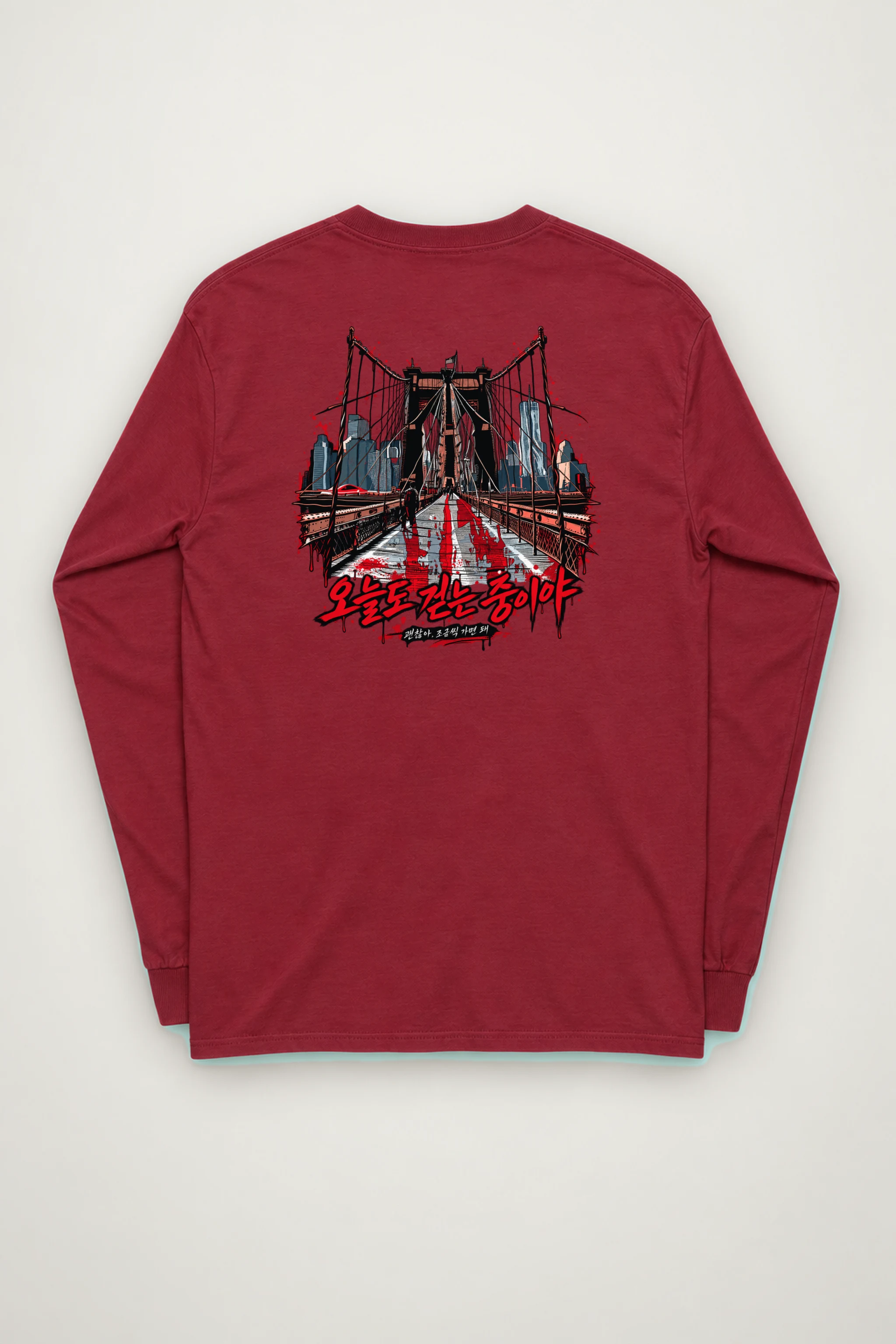 "City Walkway Ink" Unisex Longsleeve T-shirt