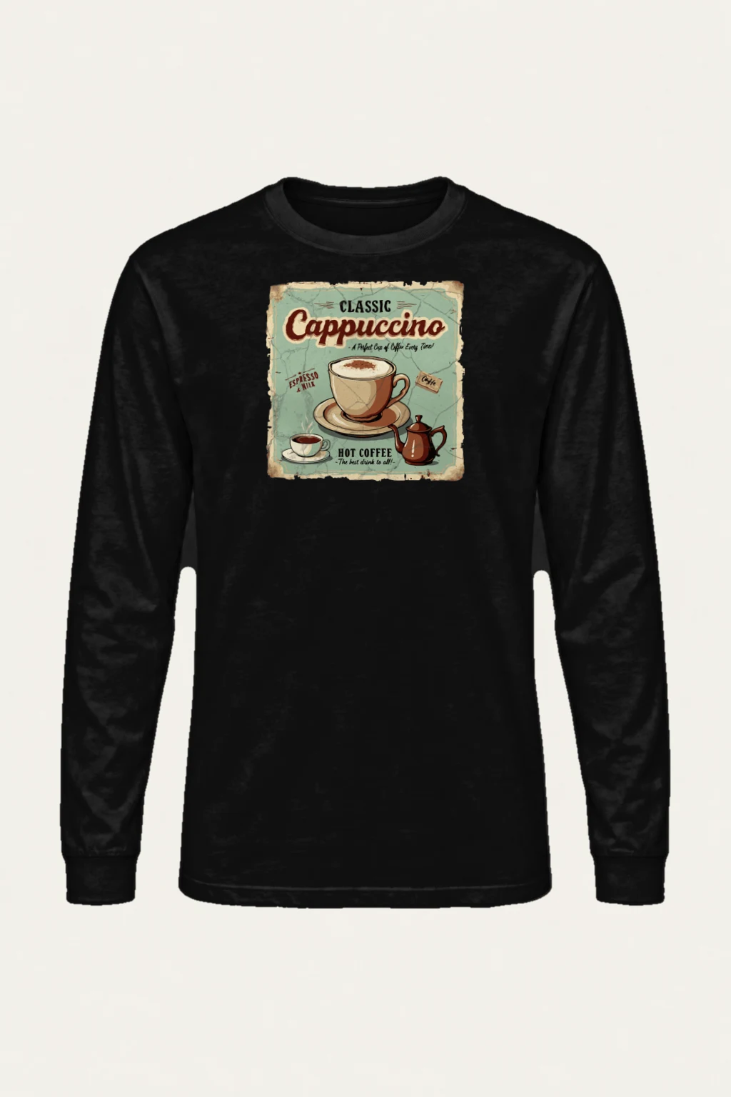 "Classic Cappuccino" Unisex Longsleeve T-shirt | Gildan 2400