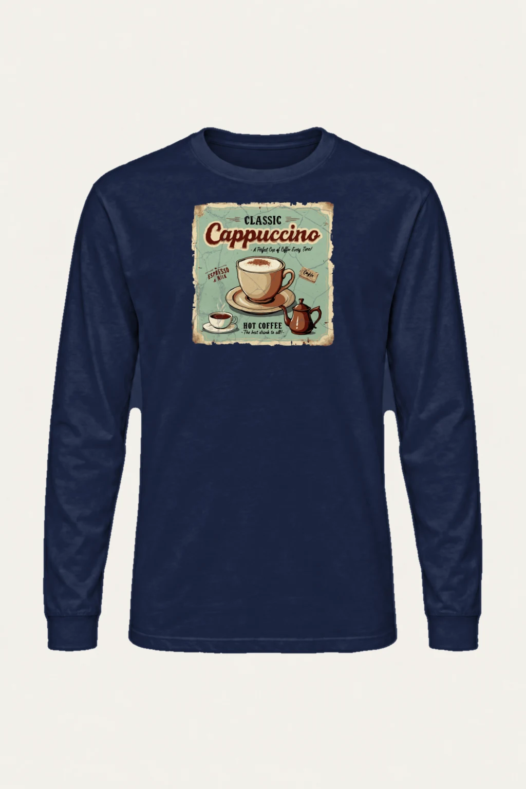 "Classic Cappuccino" Unisex Longsleeve T-shirt | Gildan 2400