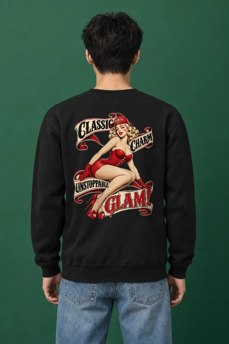 "Classic Charm" Heavy Blend Unisex Crewneck Sweatshirt | Gildan 18000
