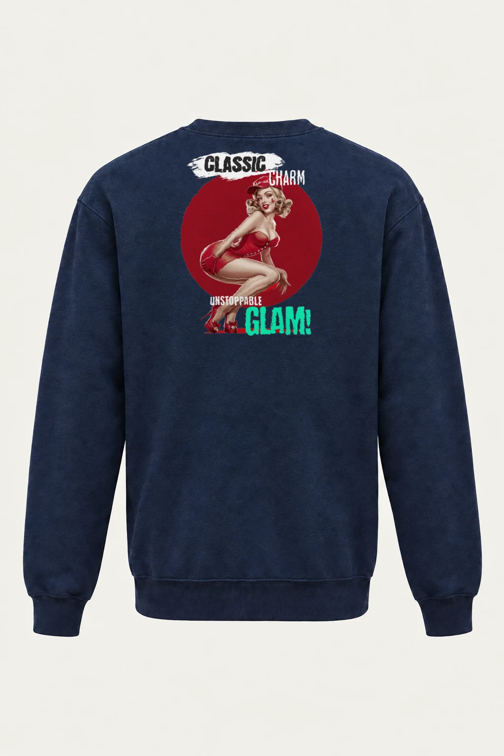 "Classic Charm" Heavy Blend Unisex Crewneck Sweatshirt | Gildan 18000