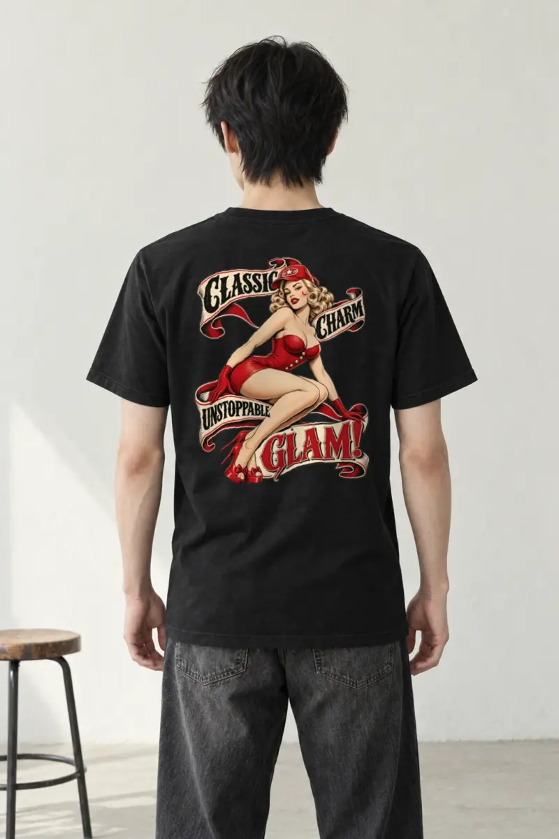 "Classic Charm" Heavyweight Unisex Crewneck T-shirt | Gildan 5000
