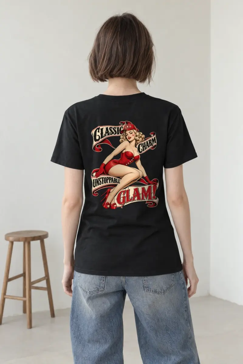 "Classic Charm" Heavyweight Unisex Crewneck T-shirt