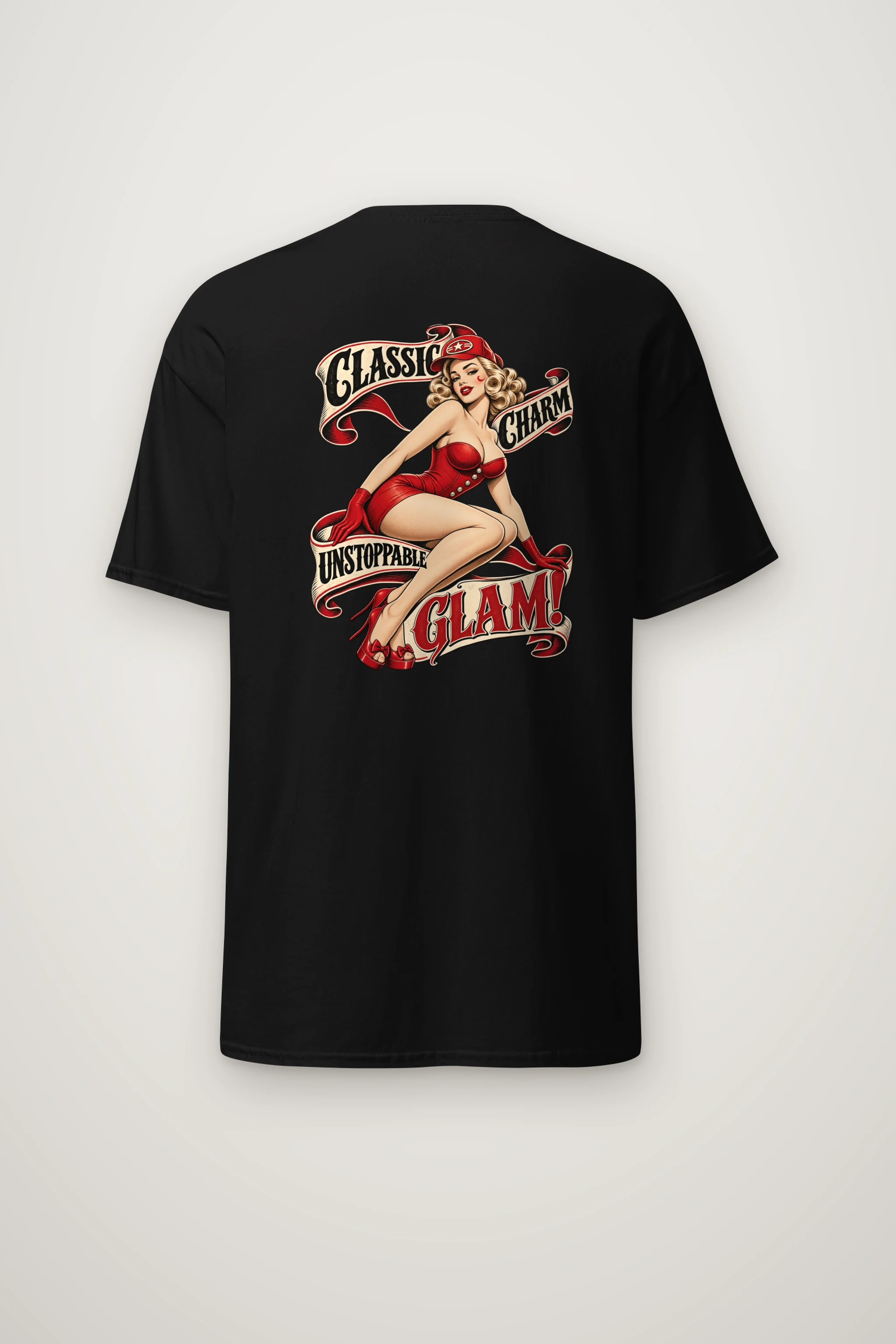 "Classic Charm" Heavyweight Unisex Crewneck T-shirt
