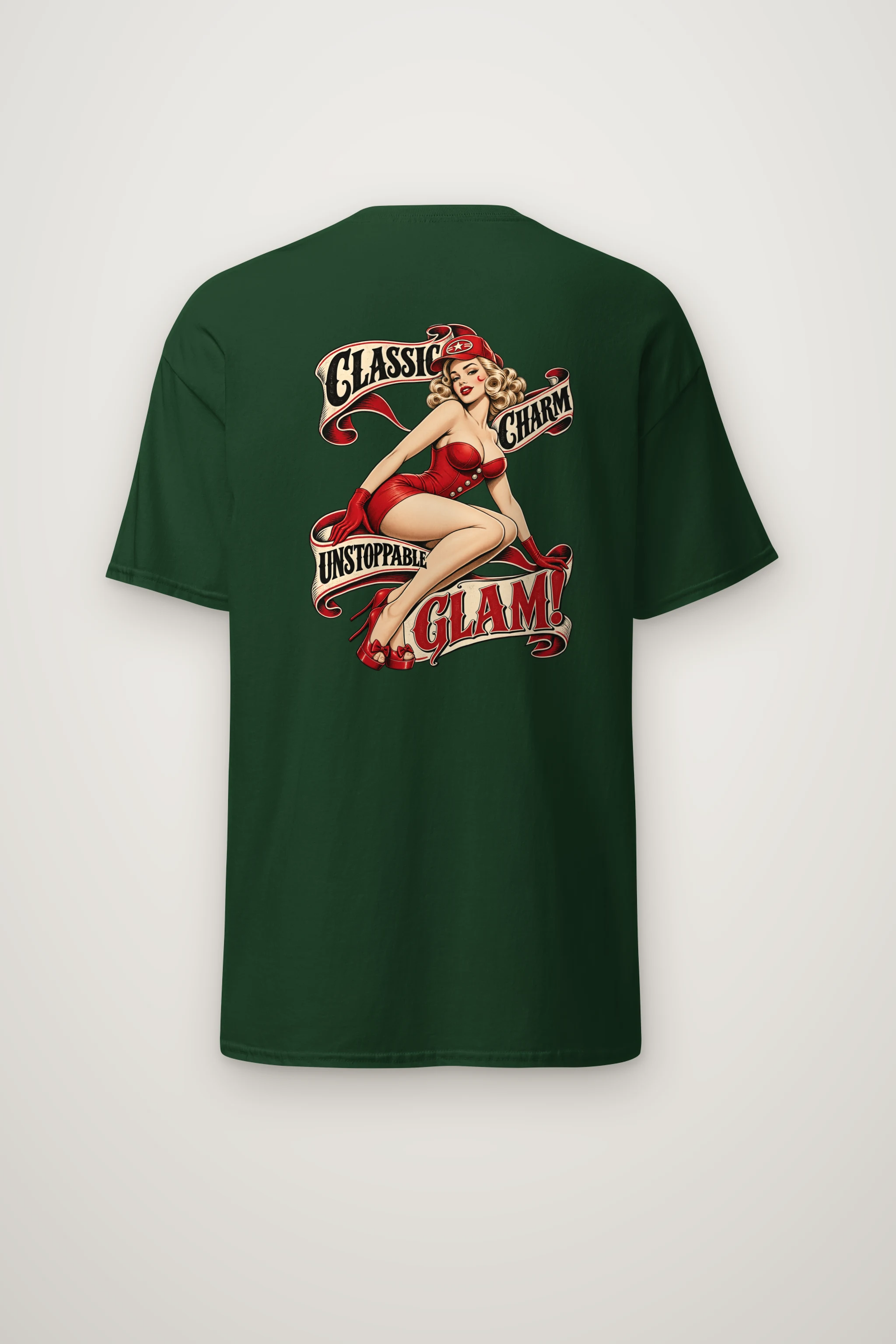 "Classic Charm" Heavyweight Unisex Crewneck T-shirt