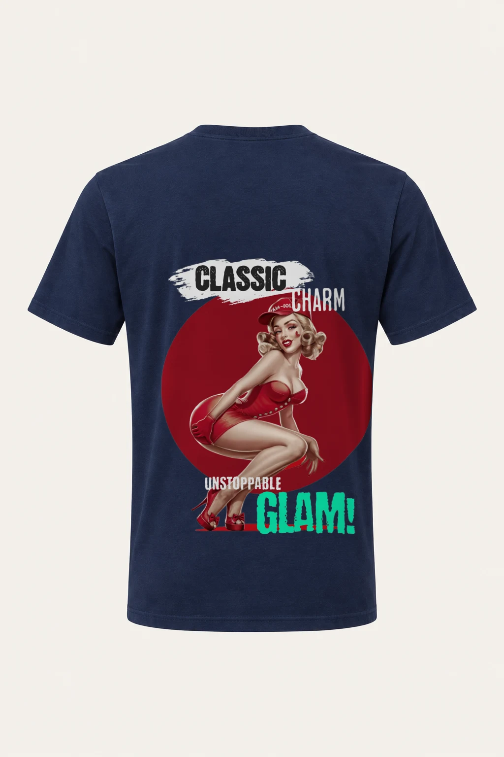 "Classic Charm" Heavyweight Unisex Crewneck T-shirt | Gildan 5000
