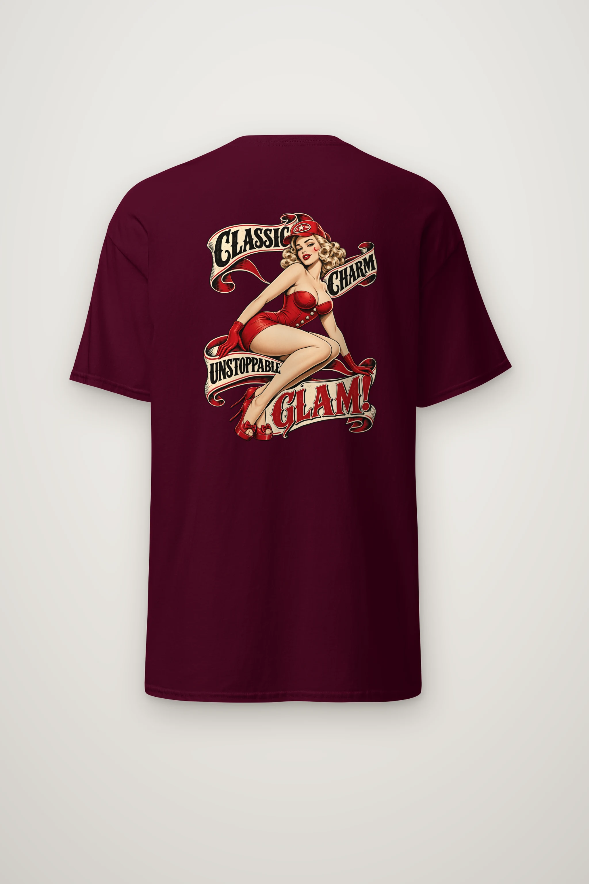 "Classic Charm" Heavyweight Unisex Crewneck T-shirt