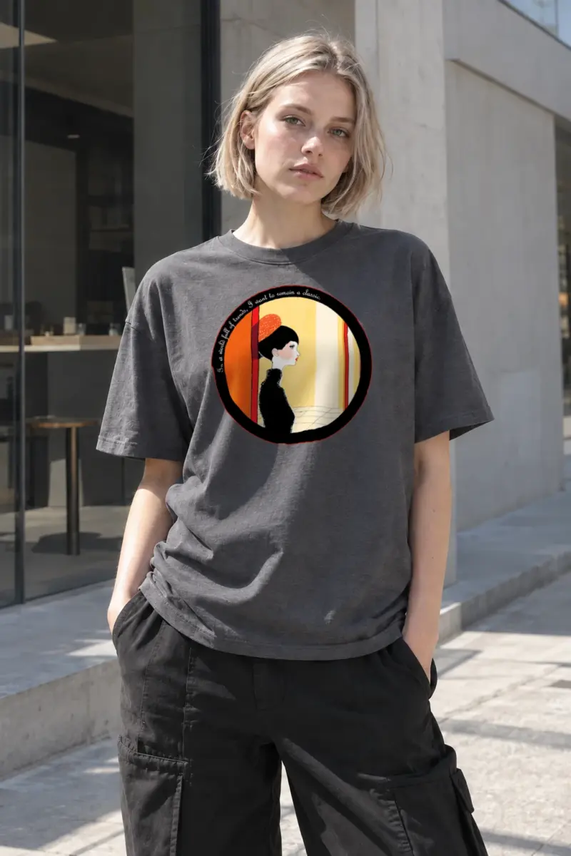 "Classic Rebel" Heavyweight Unisex Crewneck T-shirt | Gildan 5000