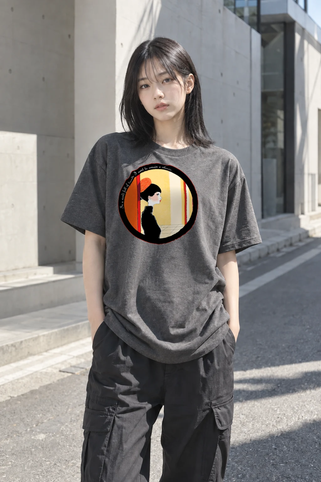 "Classic Rebel" Heavyweight Unisex Crewneck T-shirt | Gildan 5000
