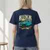 "Classic Rider Back In Time" Heavyweight Unisex Crewneck T-shirt