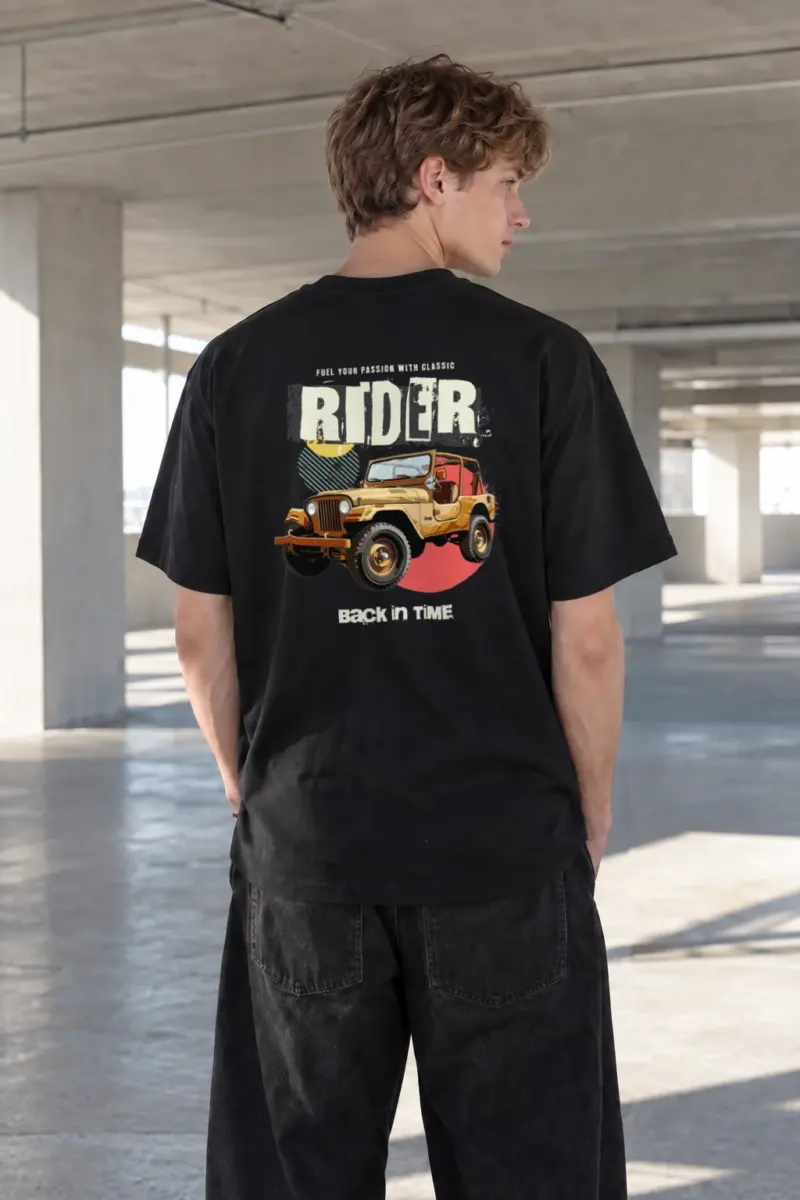 “Classic Rider” Heavyweight Unisex Crewneck T-shirt | Gildan 5000