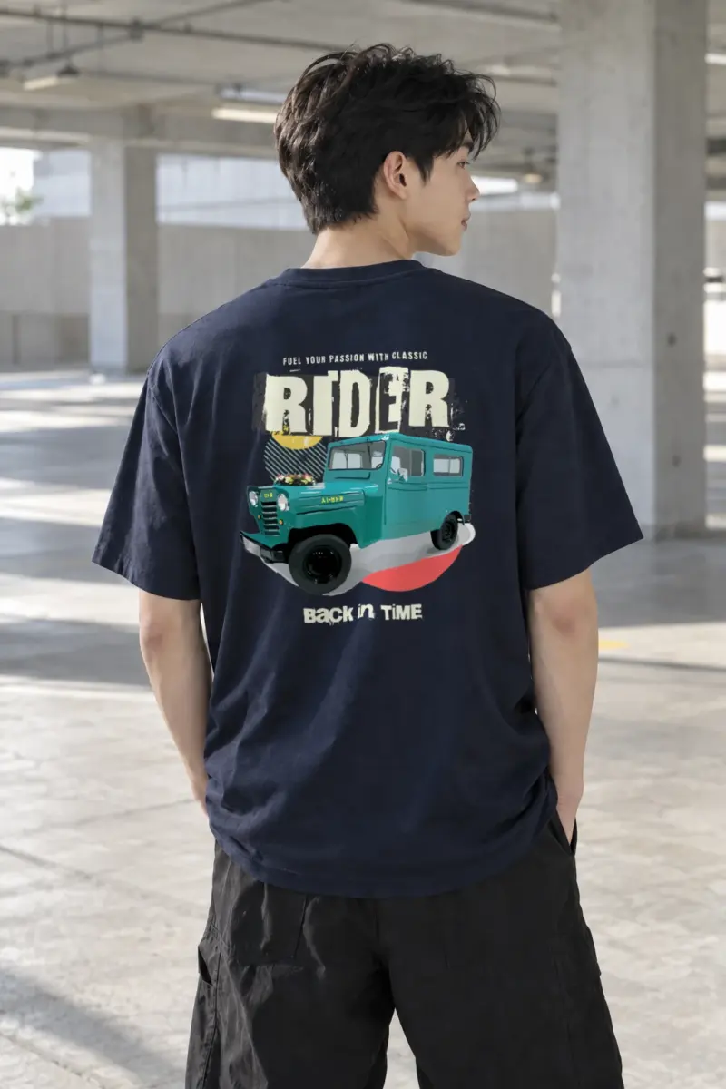"Classic Rider" Heavyweight Unisex Crewneck T-shirt | Gildan 5000