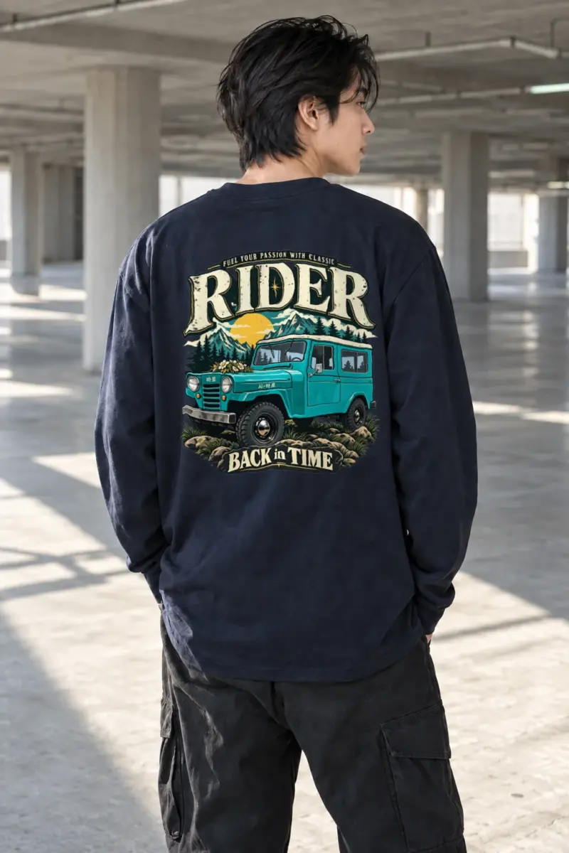 "Classic Rider" Unisex Longsleeve T-shirt | Gildan 2400
