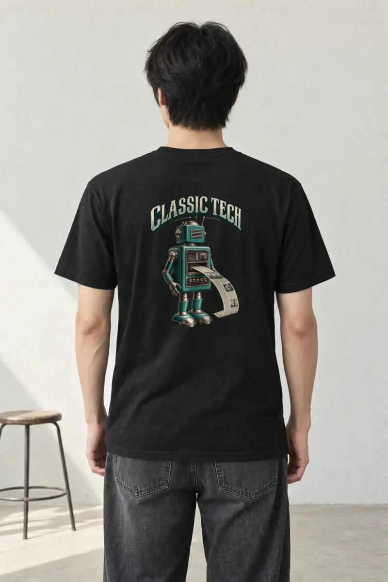 "Classic Tech" Heavyweight Unisex Crewneck T-shirt