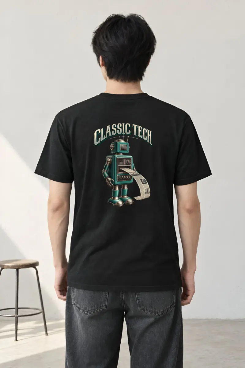 "Classic Tech" Heavyweight Unisex Crewneck T-shirt